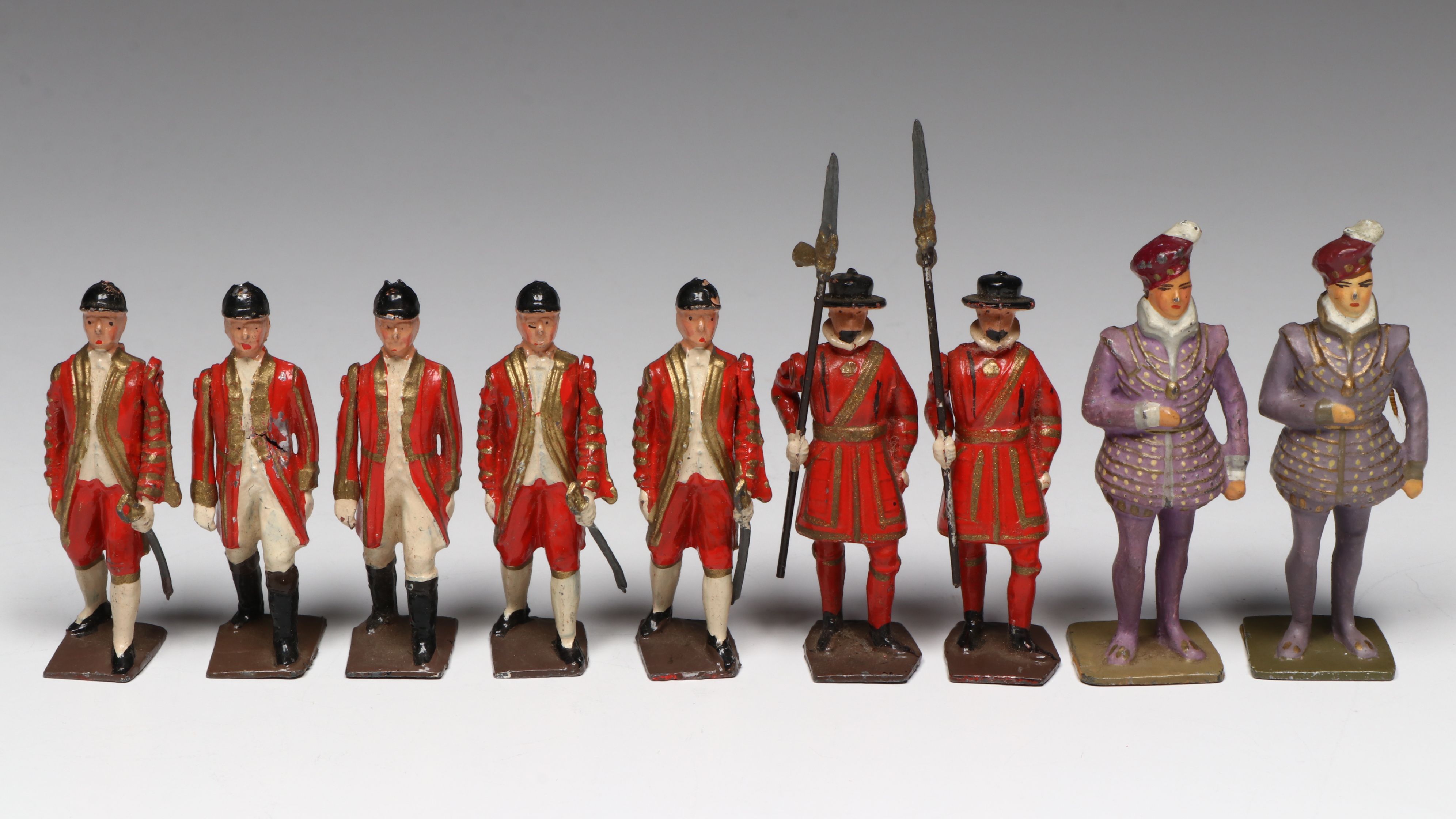 French, English and Other Hand-Painted Lead Toy Soldiers and More