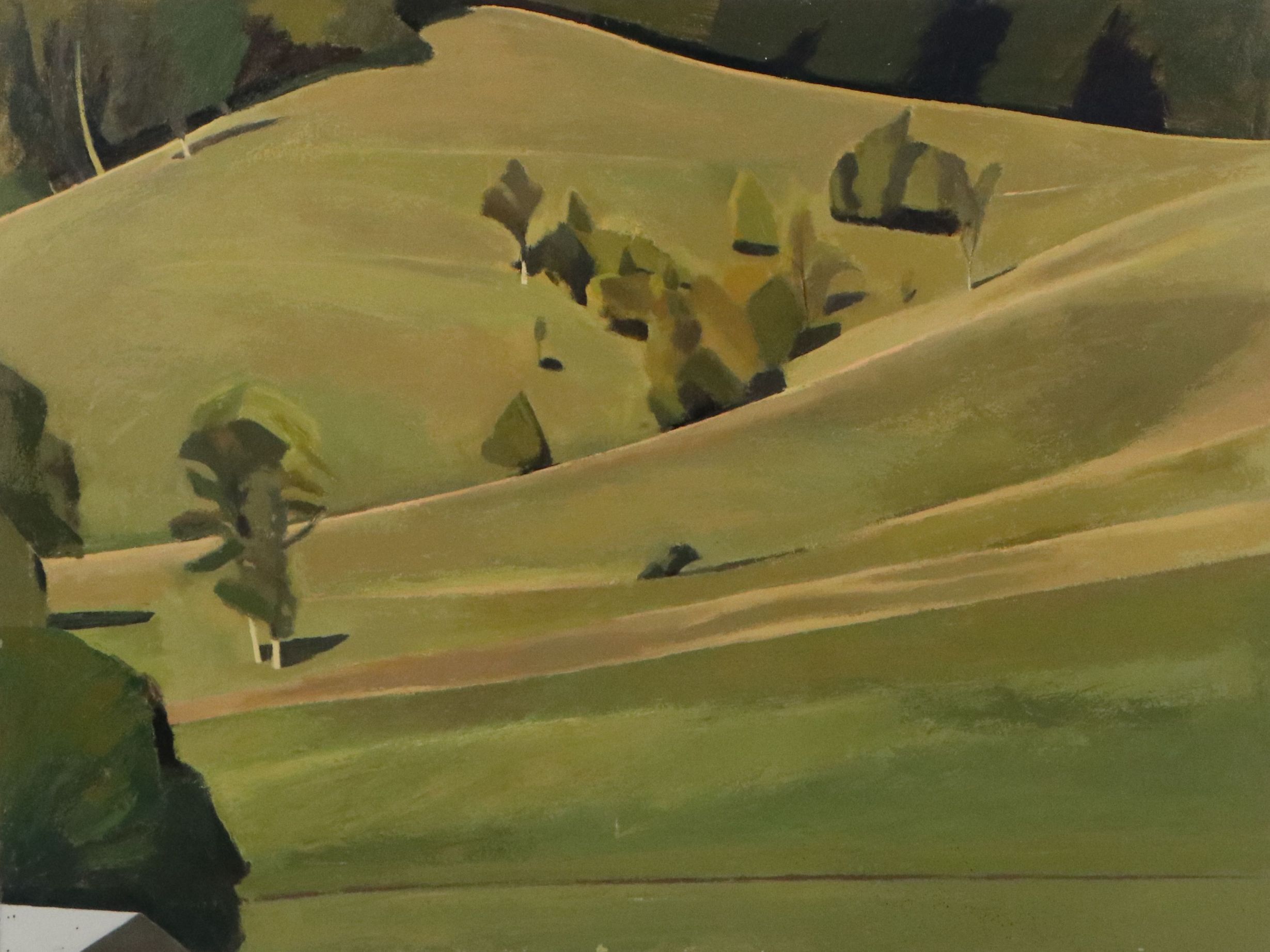 Robert Stuart Oil Painting "Foothills of Jump Mountain," 1997