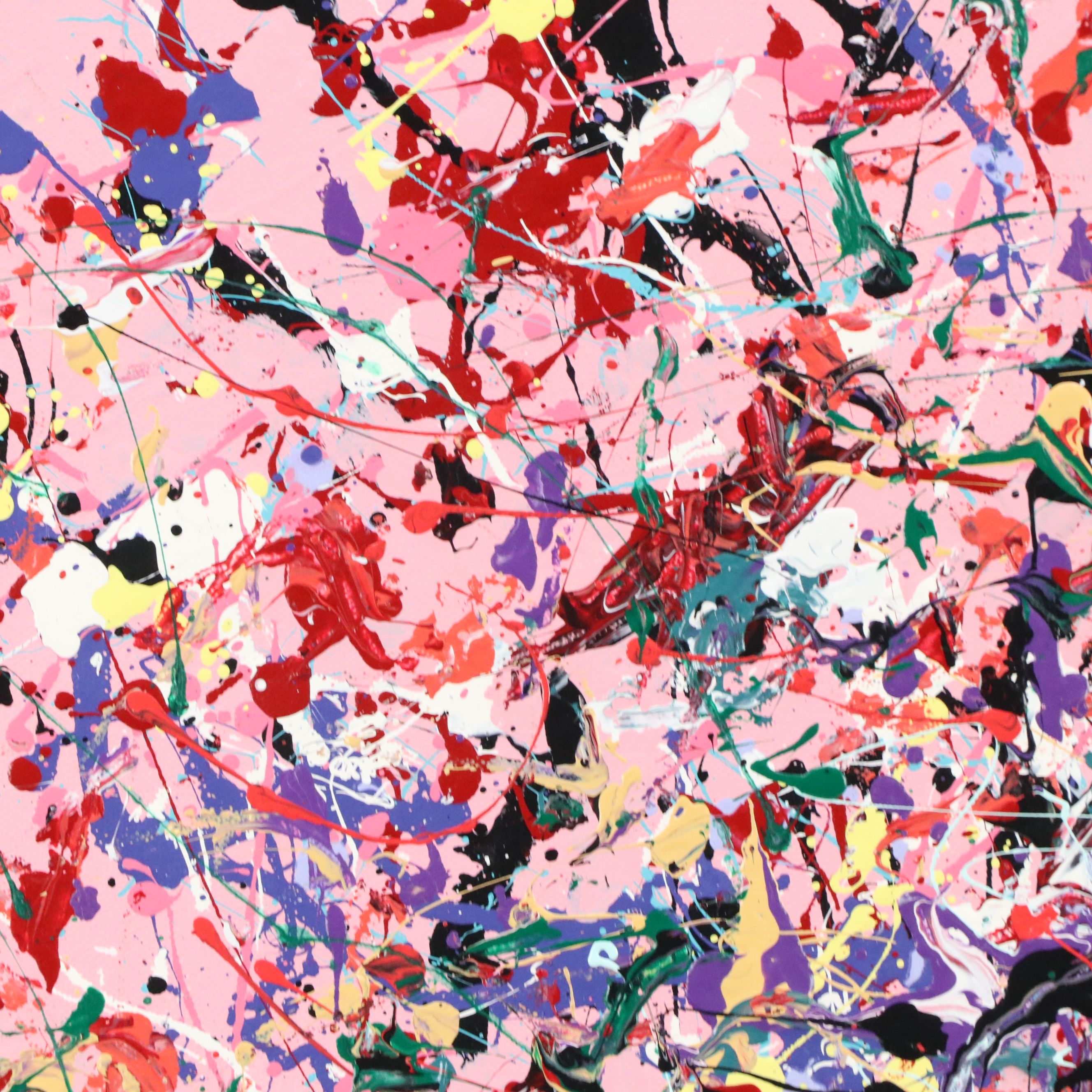 Michael Karr Abstract Expressionist Acrylic Painting, 2025