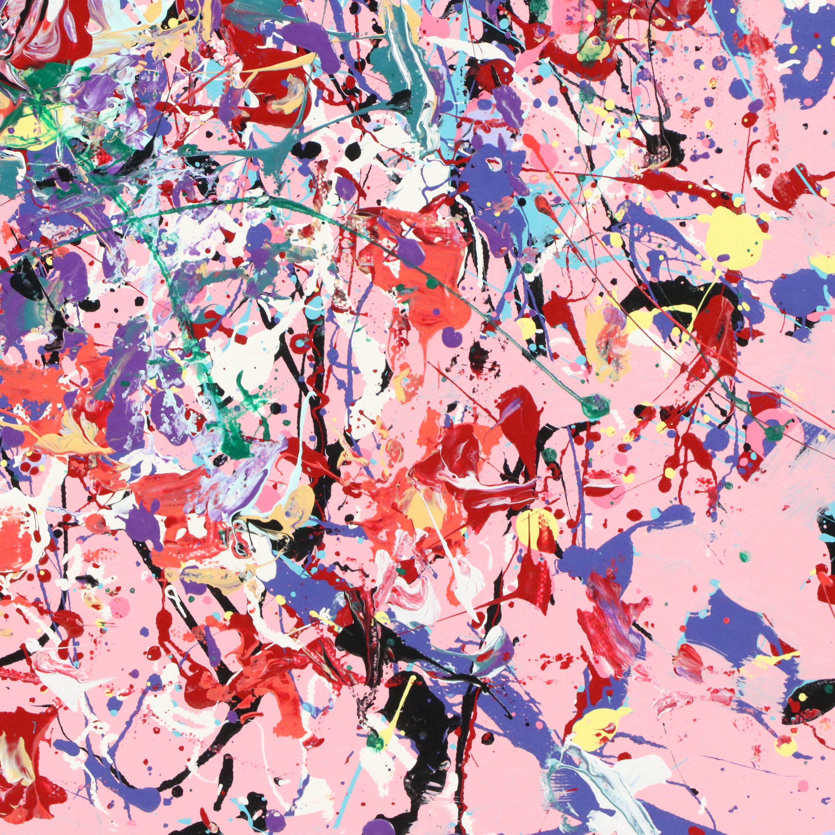 Michael Karr Abstract Expressionist Acrylic Painting, 2025