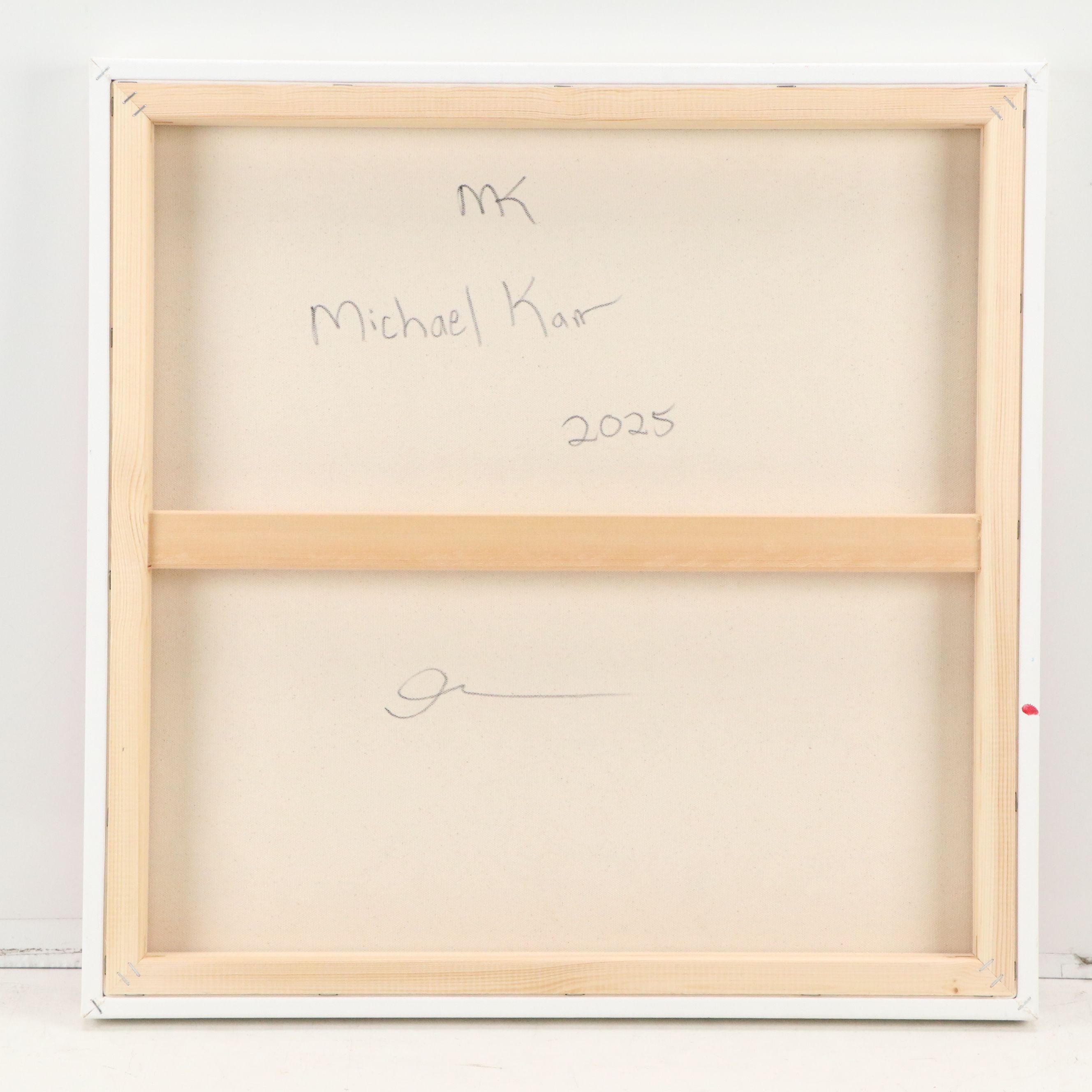 Michael Karr Abstract Expressionist Acrylic Painting, 2025
