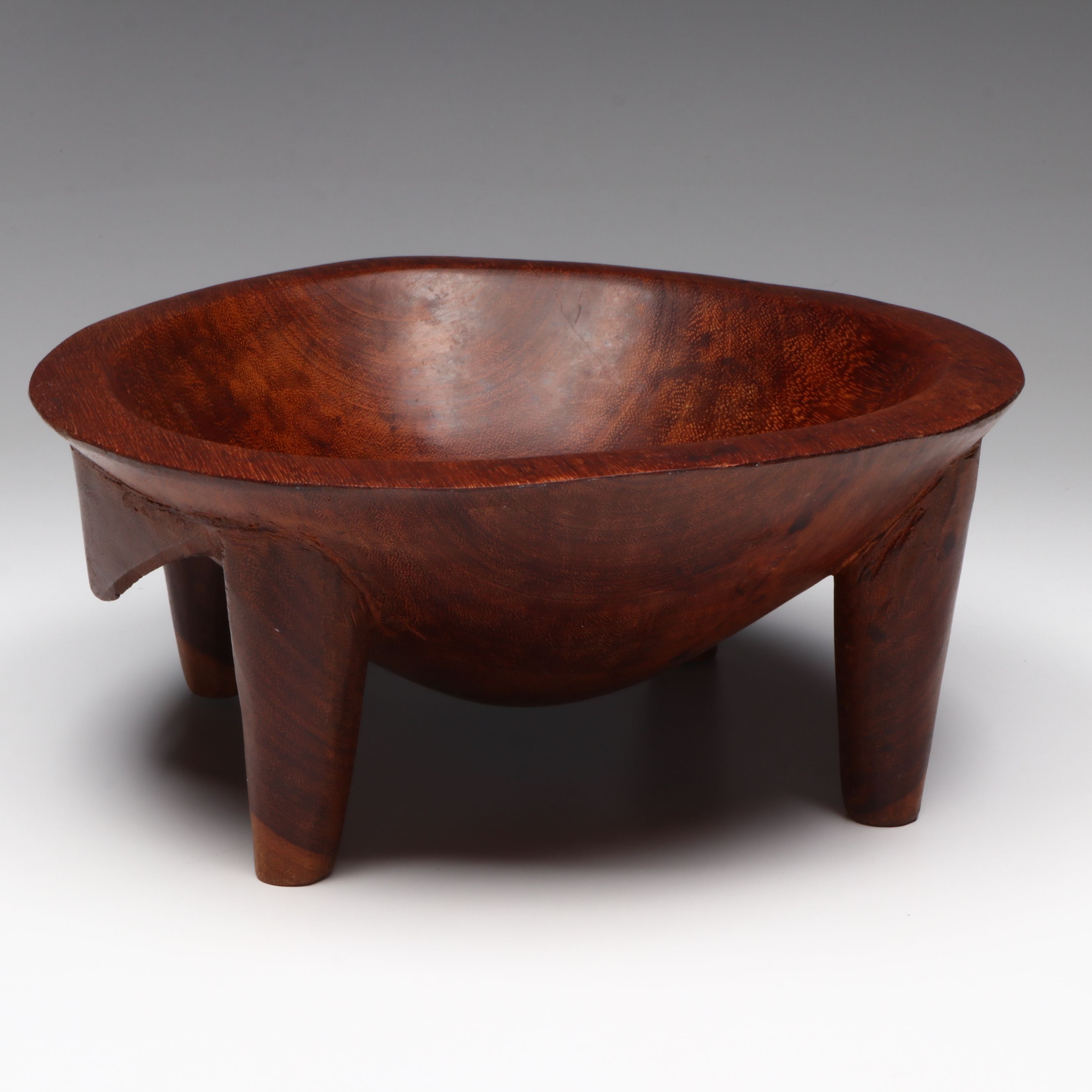 Traditional Fiji Carved Kava Bowl