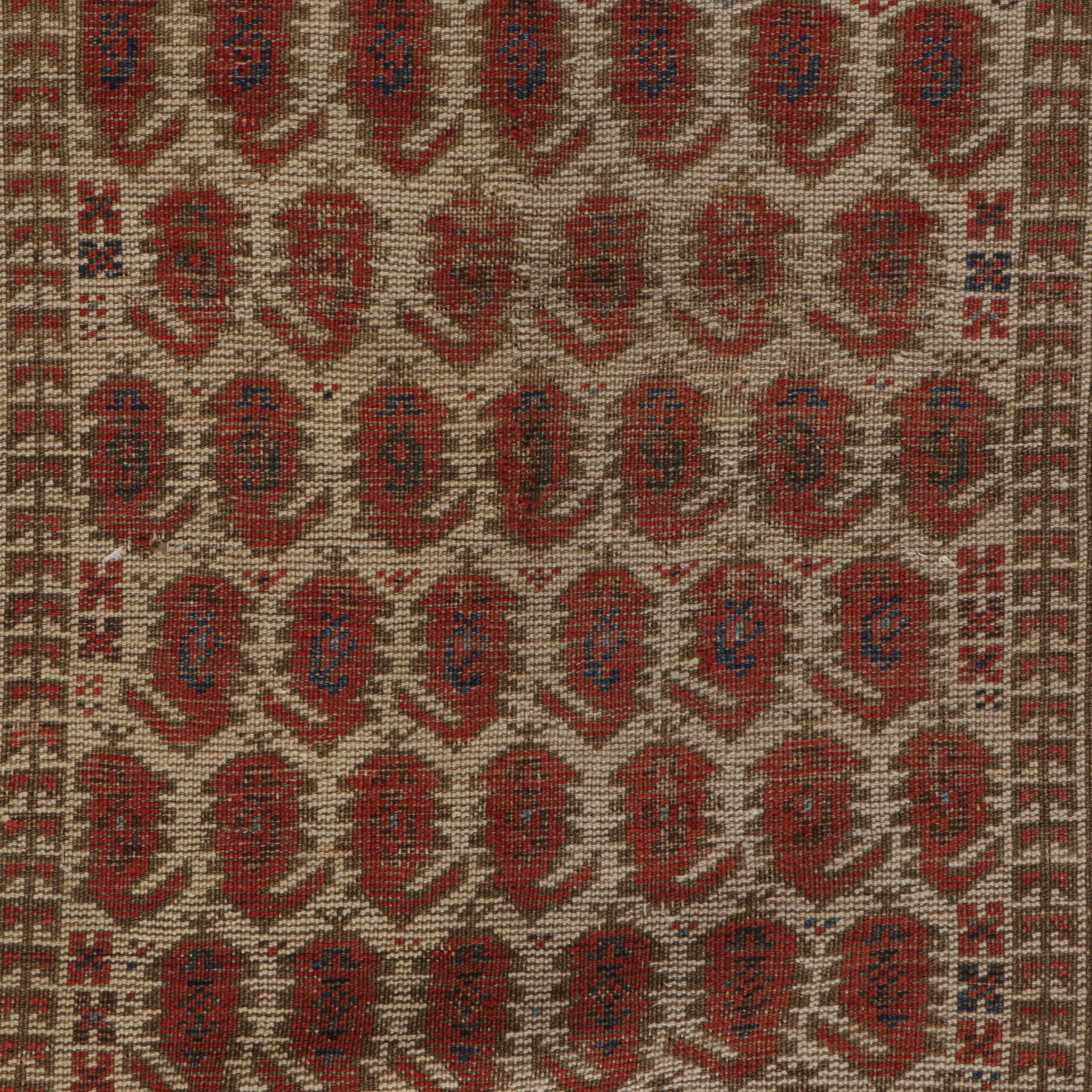 2'10 x 4'8 Hand-Knotted Persian Seraband Accent Rug