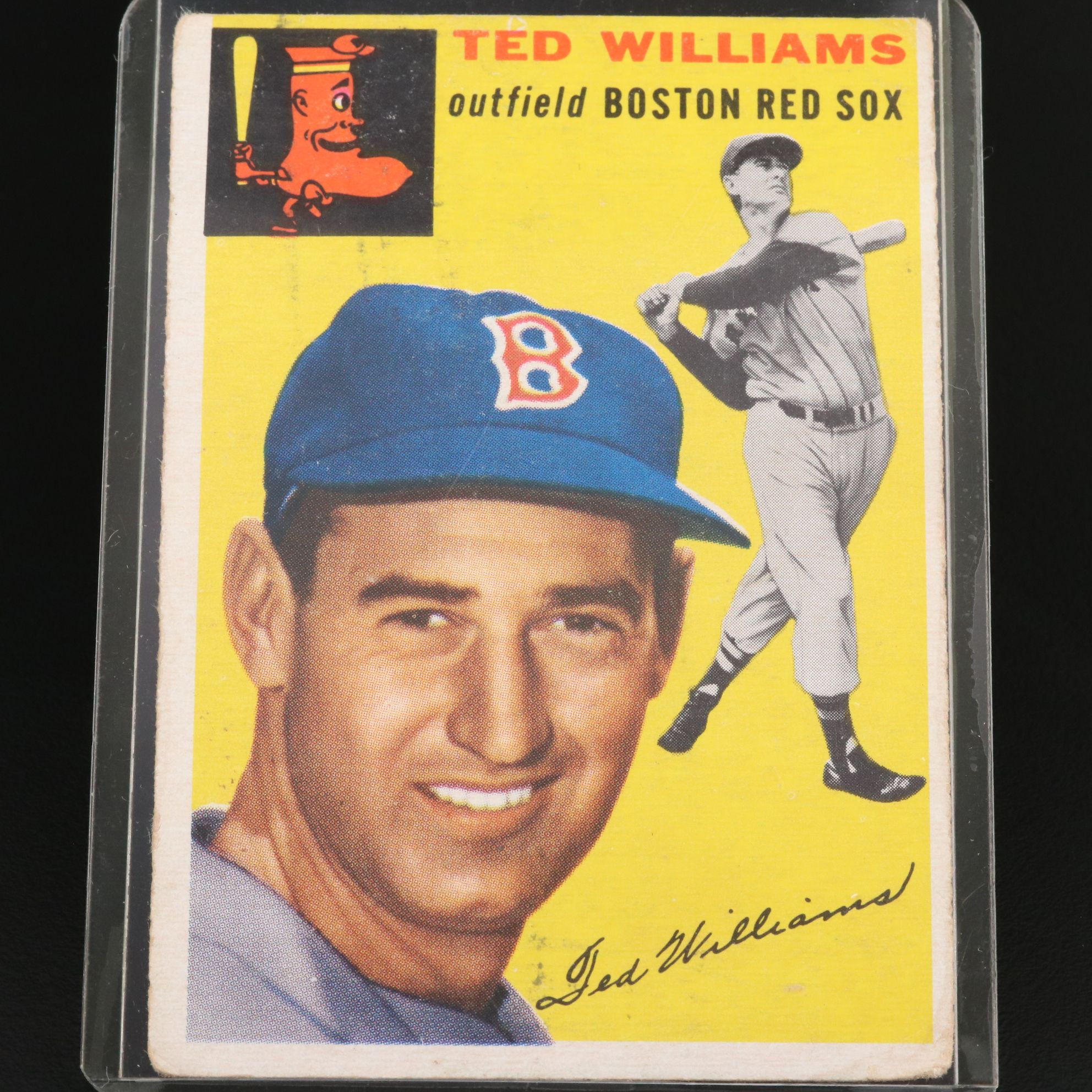 1954 Topps Ted Williams Boston Red Sox Baseball Card