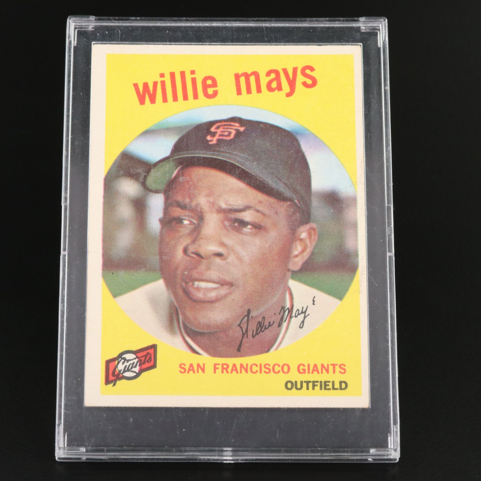 1959 Topps Willie Mays San Francisco Giants Baseball Card