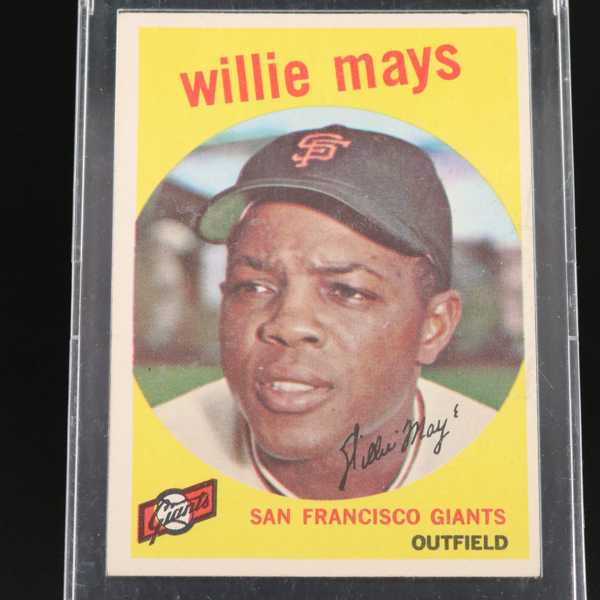 1959 Topps Willie Mays San Francisco Giants Baseball Card