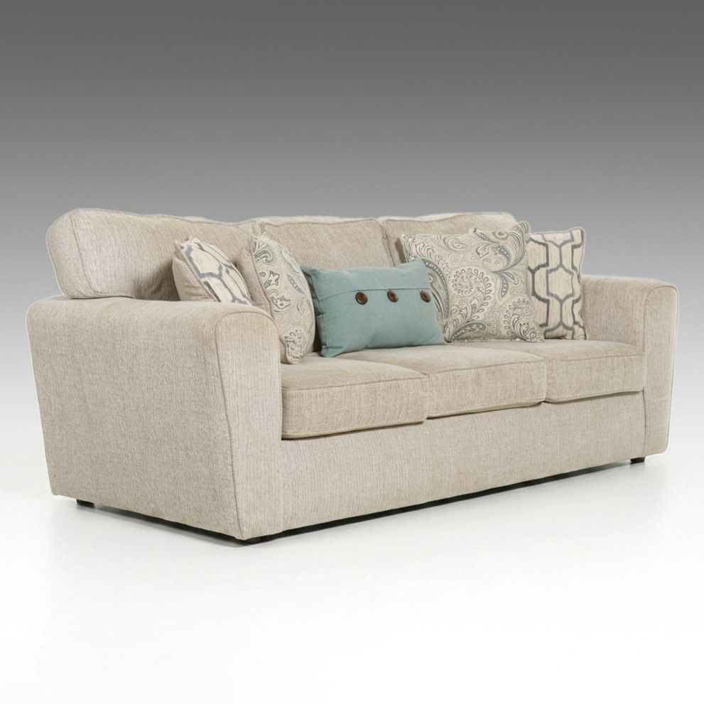 American Furniture Manufacturing Contemporary Chenille Sofa