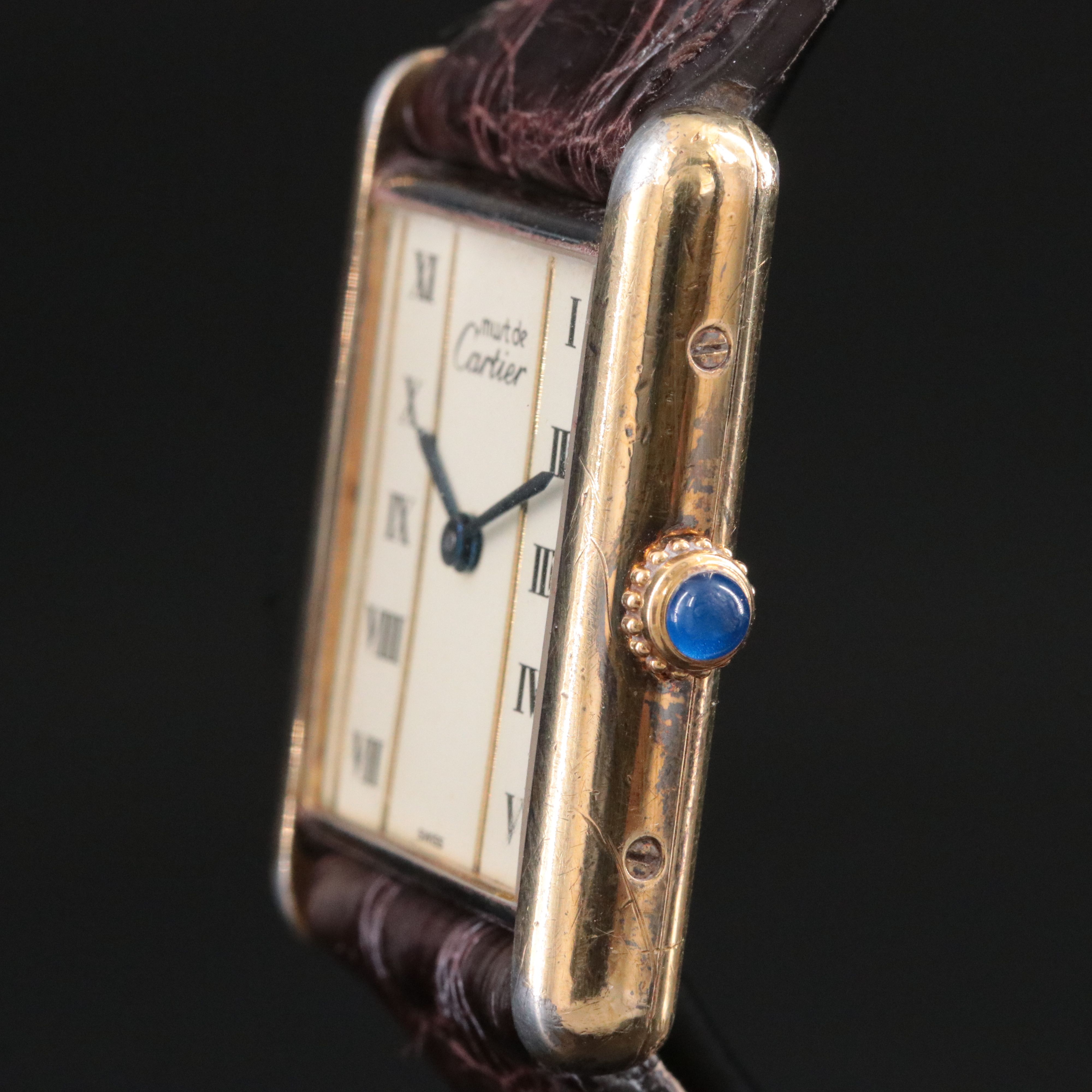 Cartier Must de Cartier Tank Vermeil Ref. 590005 Quartz Watch
