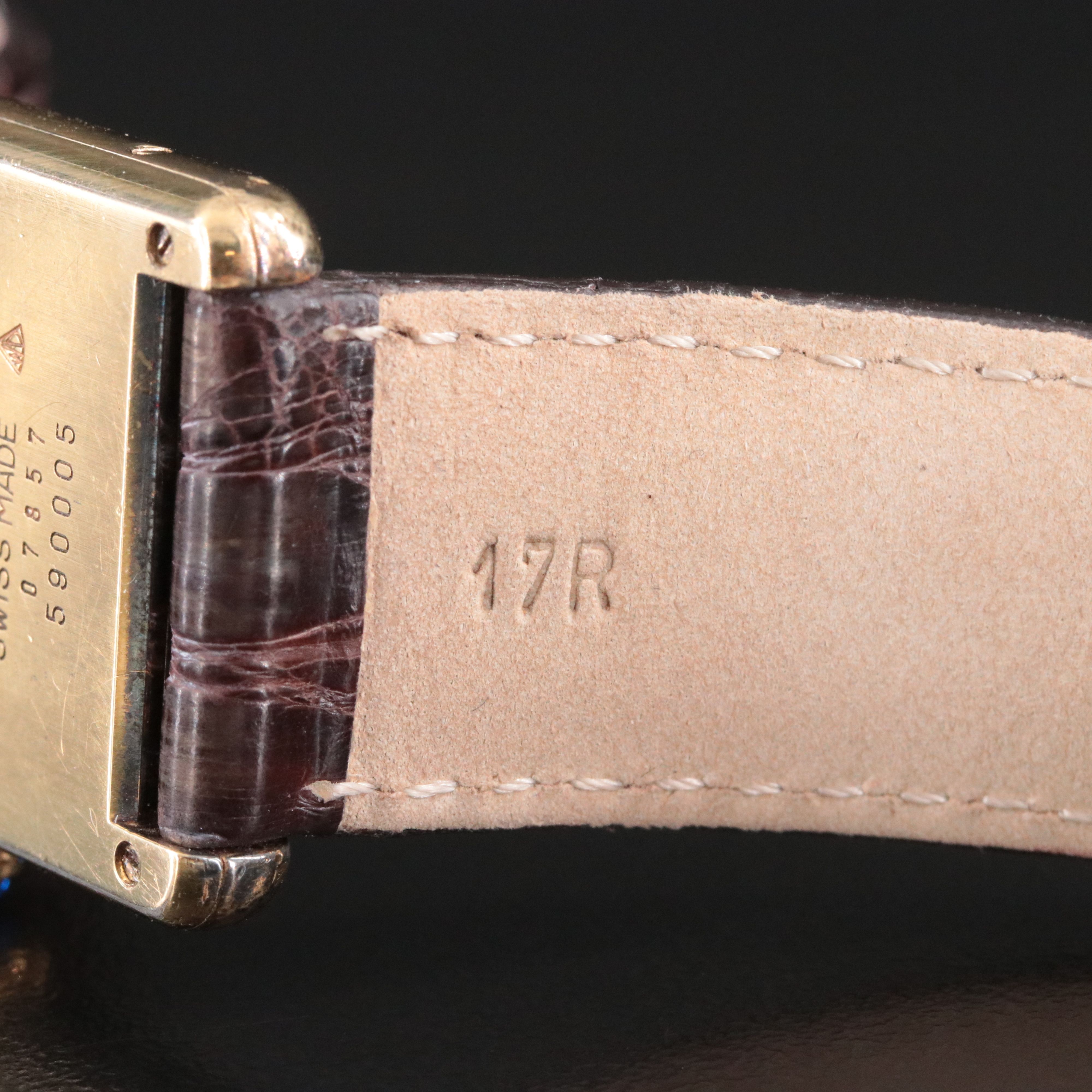 Cartier Must de Cartier Tank Vermeil Ref. 590005 Quartz Watch