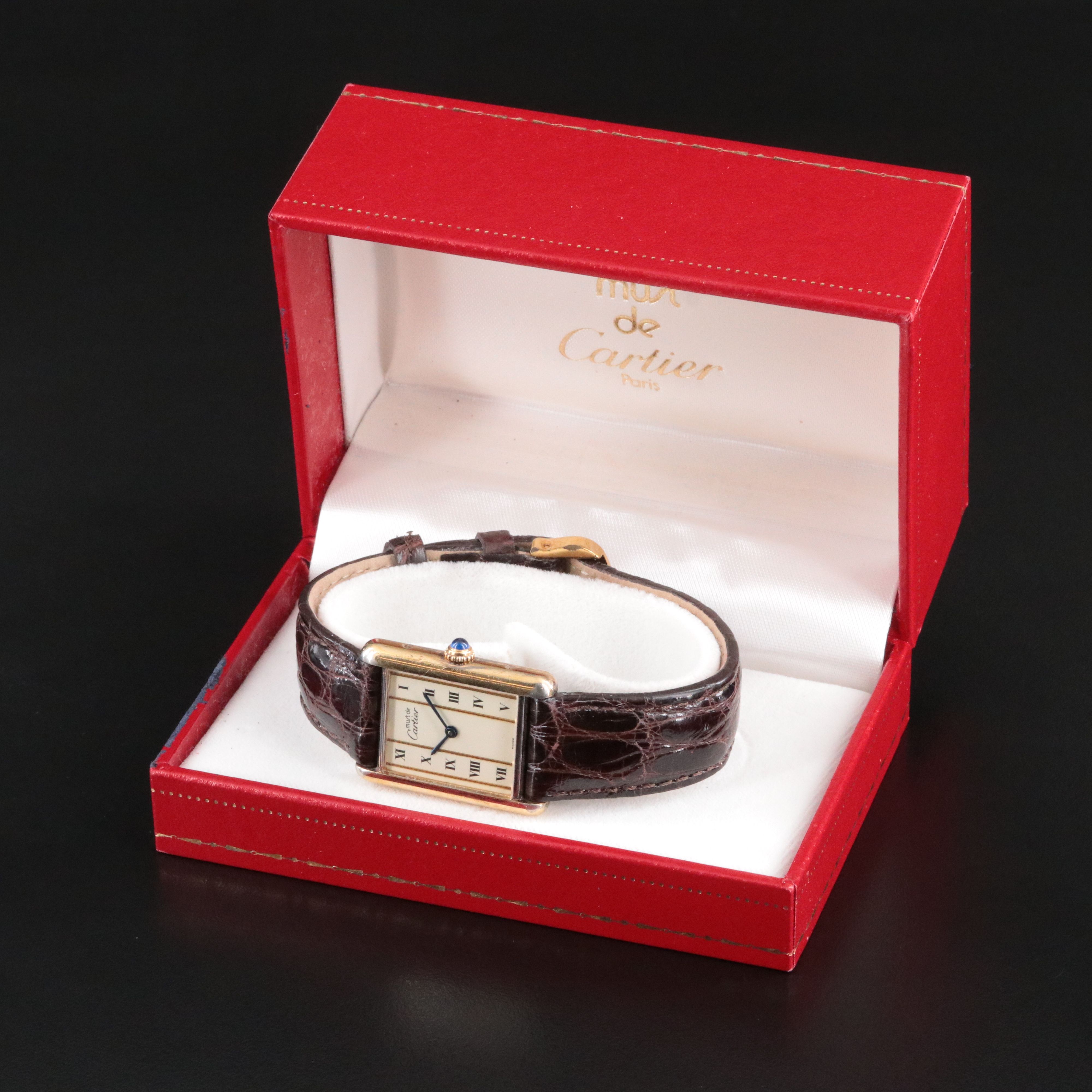 Cartier Must de Cartier Tank Vermeil Ref. 590005 Quartz Watch