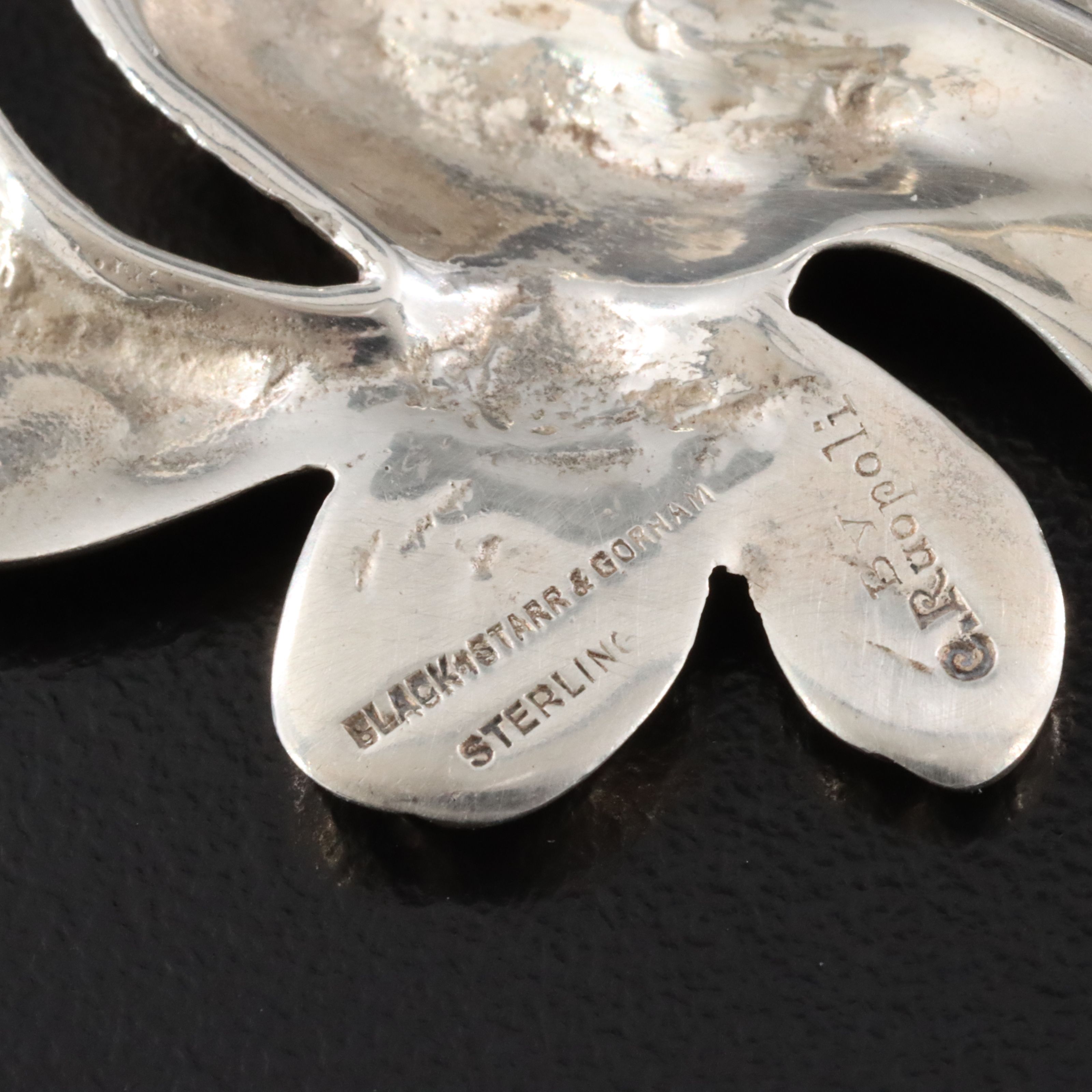 Carl Ruopoli for Black, Starr & Gorham Sterling Peace Dove Brooch