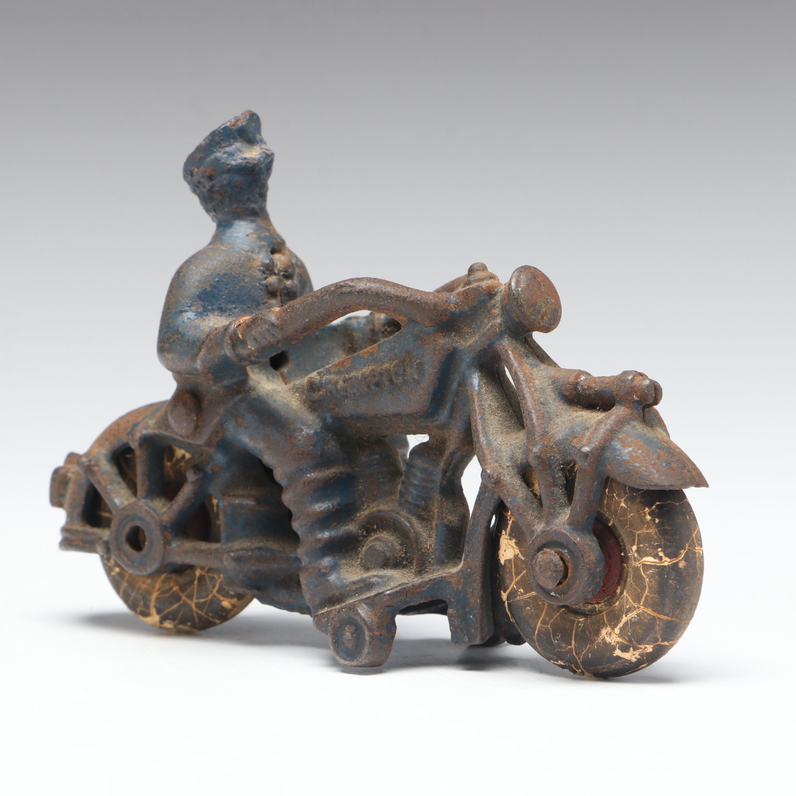 Hubley Cast Iron Champion Motorcycle, 1930s