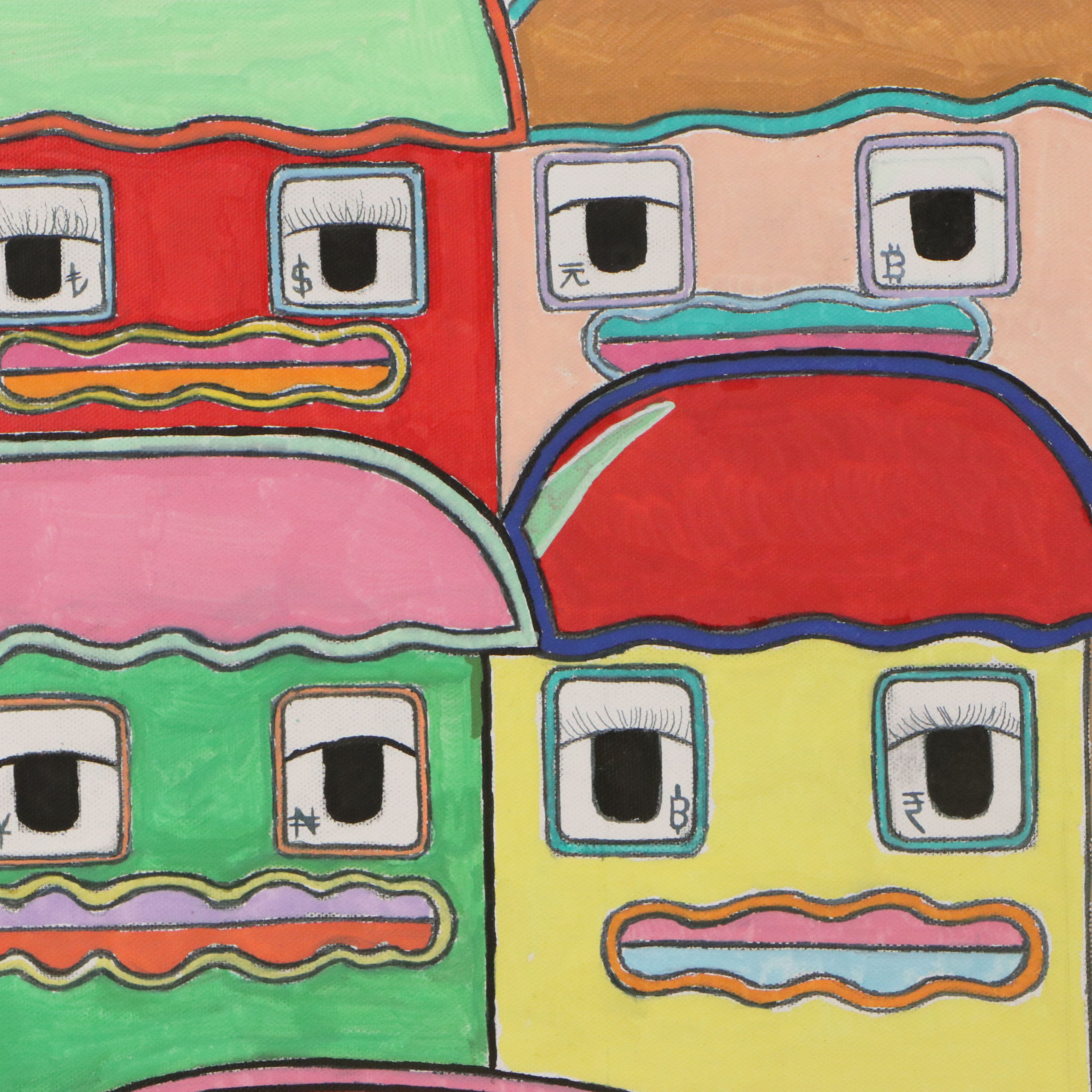 Malachi Schell Acrylic Painting, Circa 2026
