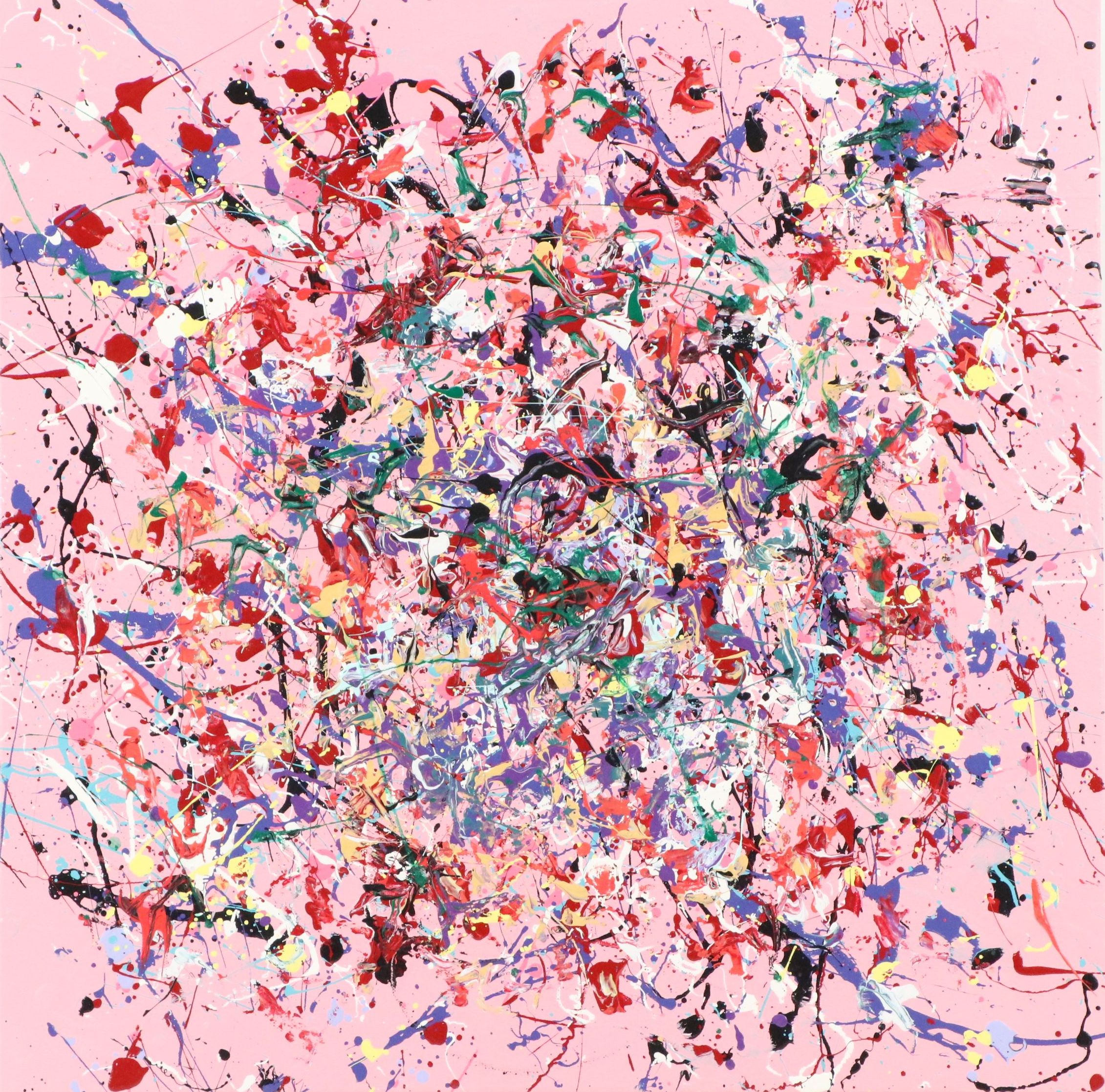 Michael Karr Abstract Expressionist Acrylic Painting, 2025