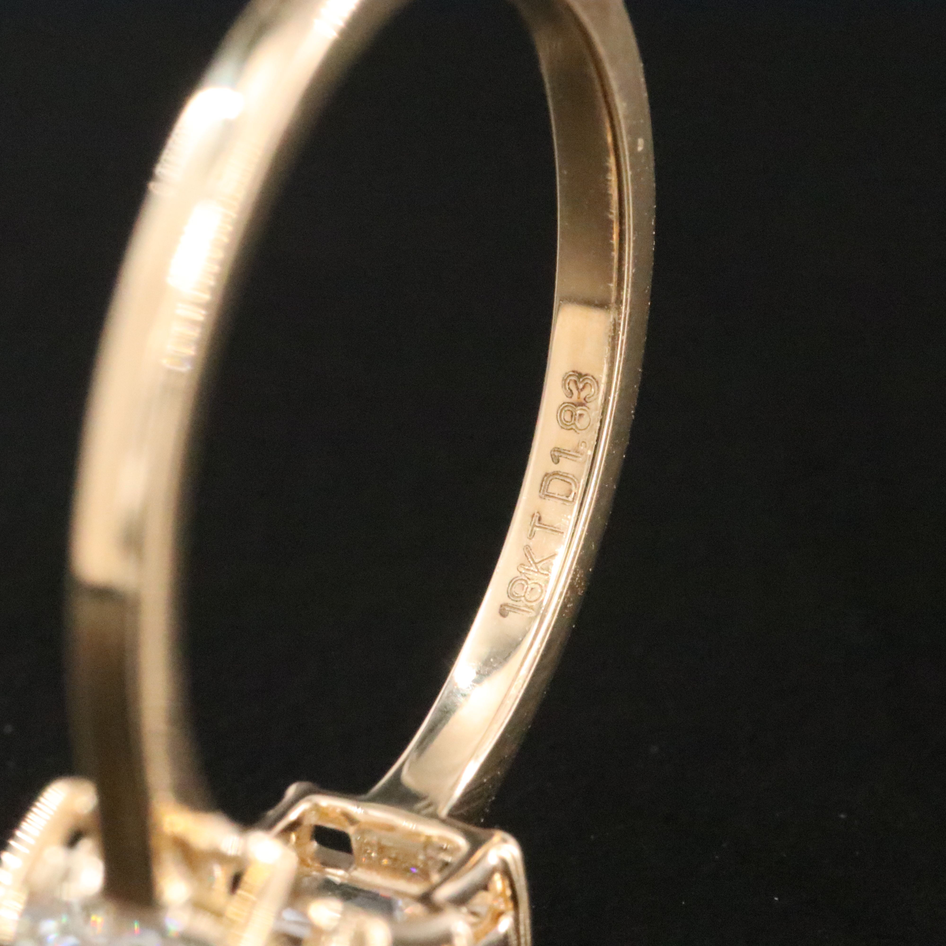 18K 1.83 CTW Diamond Ring with GIA Reports