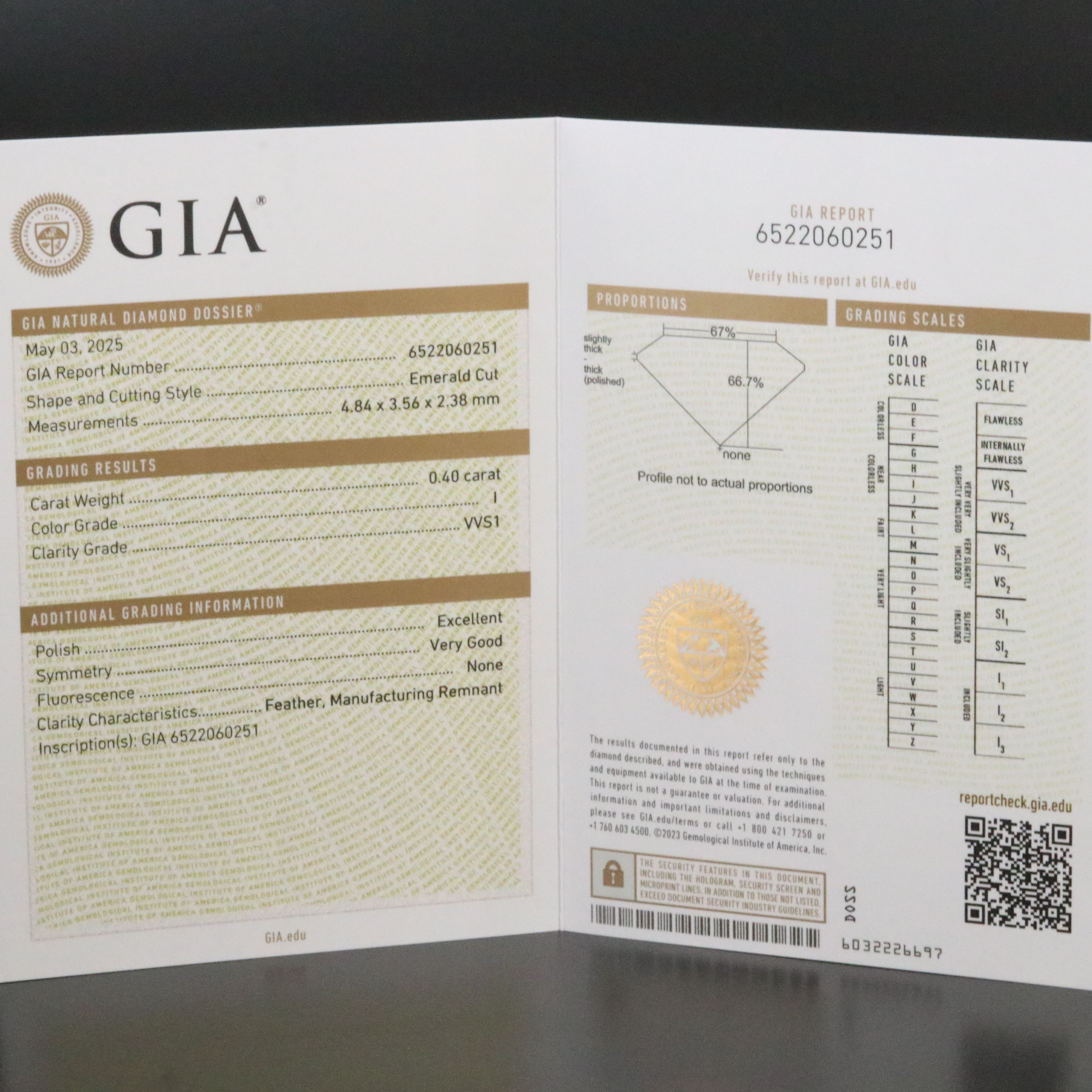 18K 1.83 CTW Diamond Ring with GIA Reports