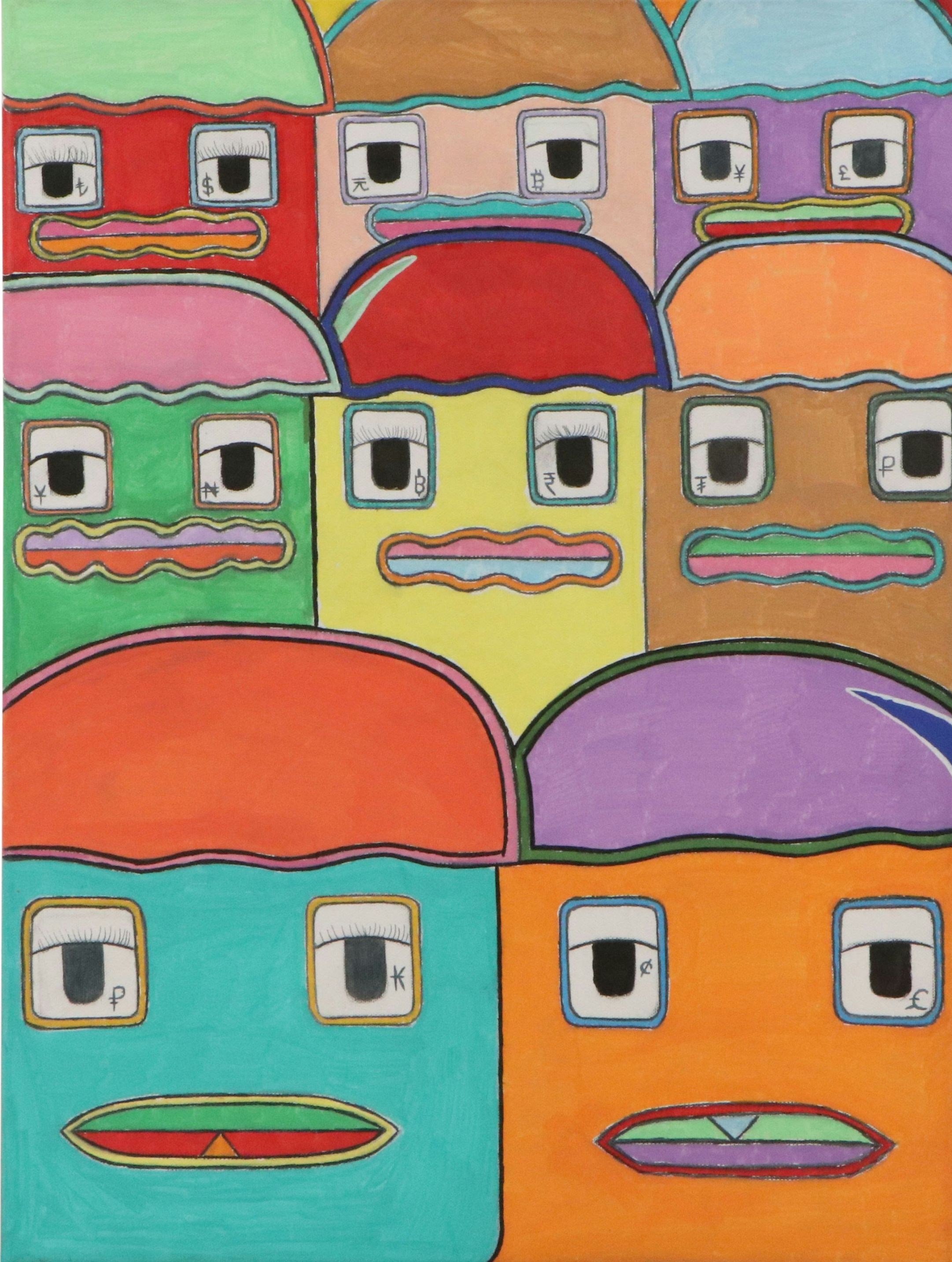 Malachi Schell Acrylic Painting, Circa 2026