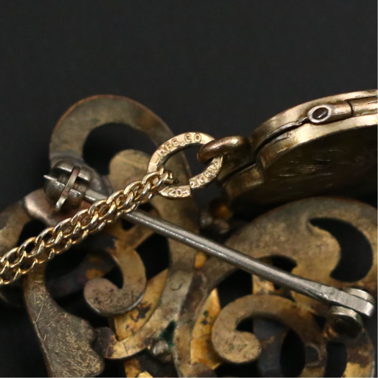 Vintage Jewelry Selection with Sterling and a DFB Carmen Sweetheart Bracelet