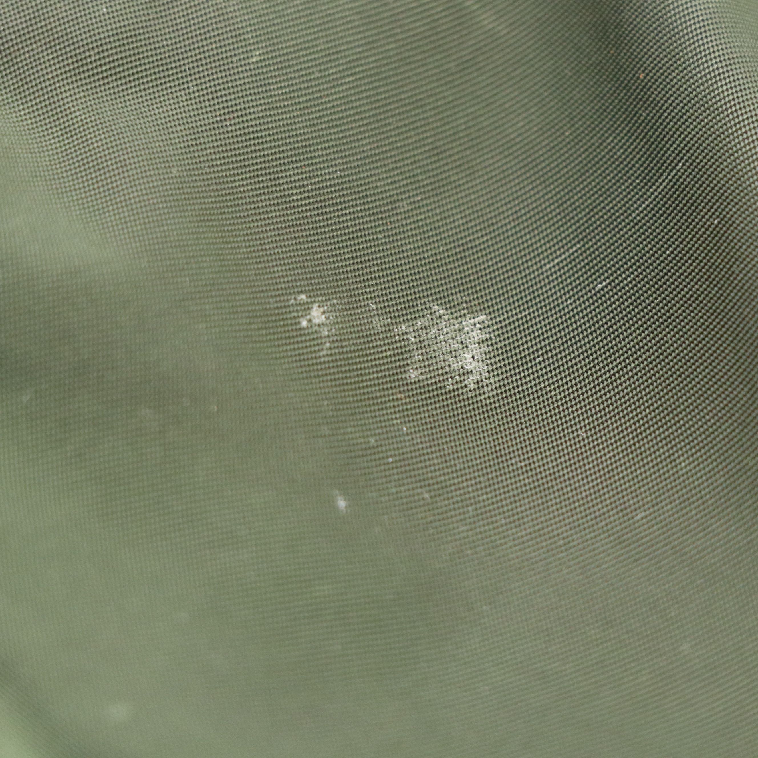 Prada Middle Zip Hobo Tote Bag in Army Green Tessuto Nylon