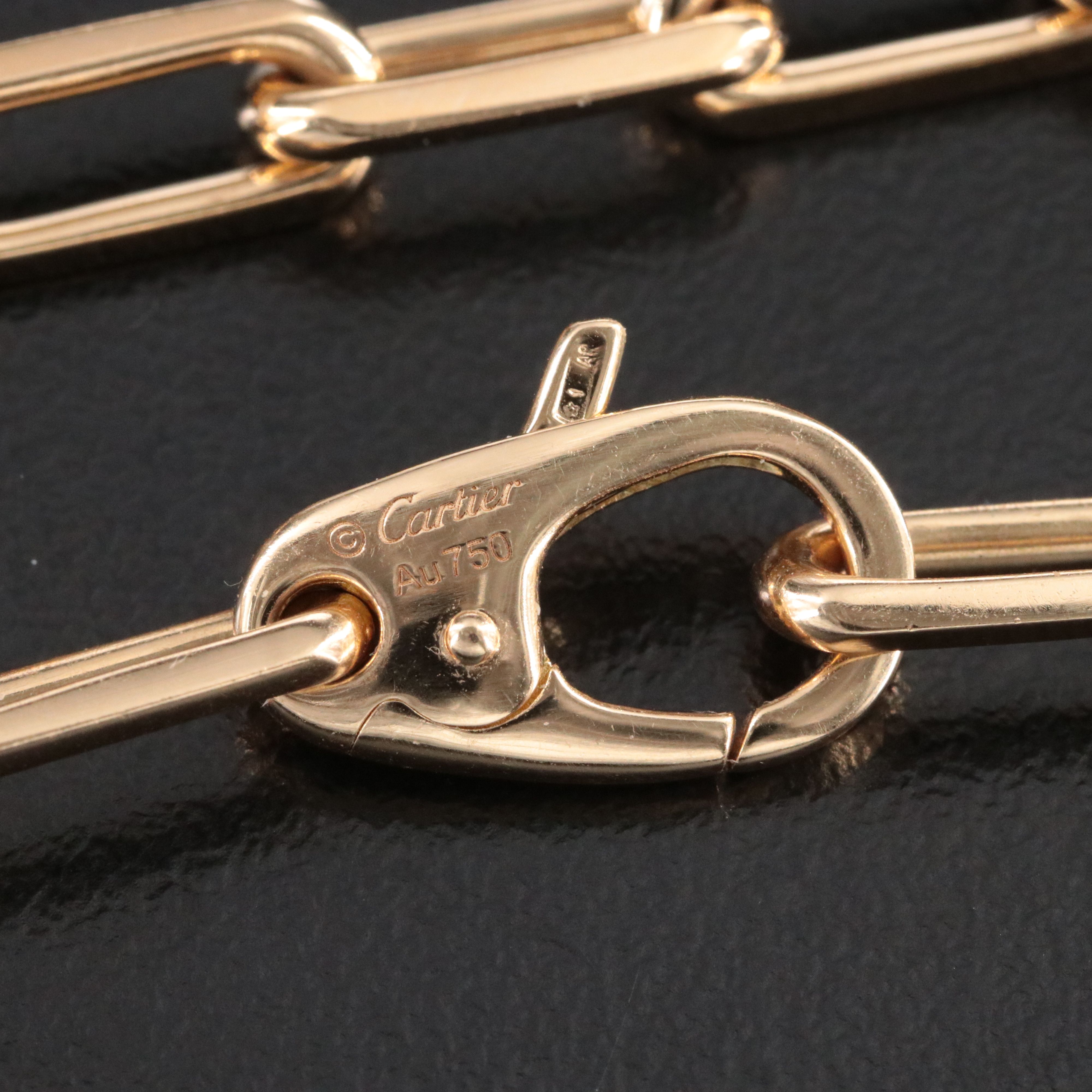 Cartier Santos de Cartier 18K Chain Bracelet