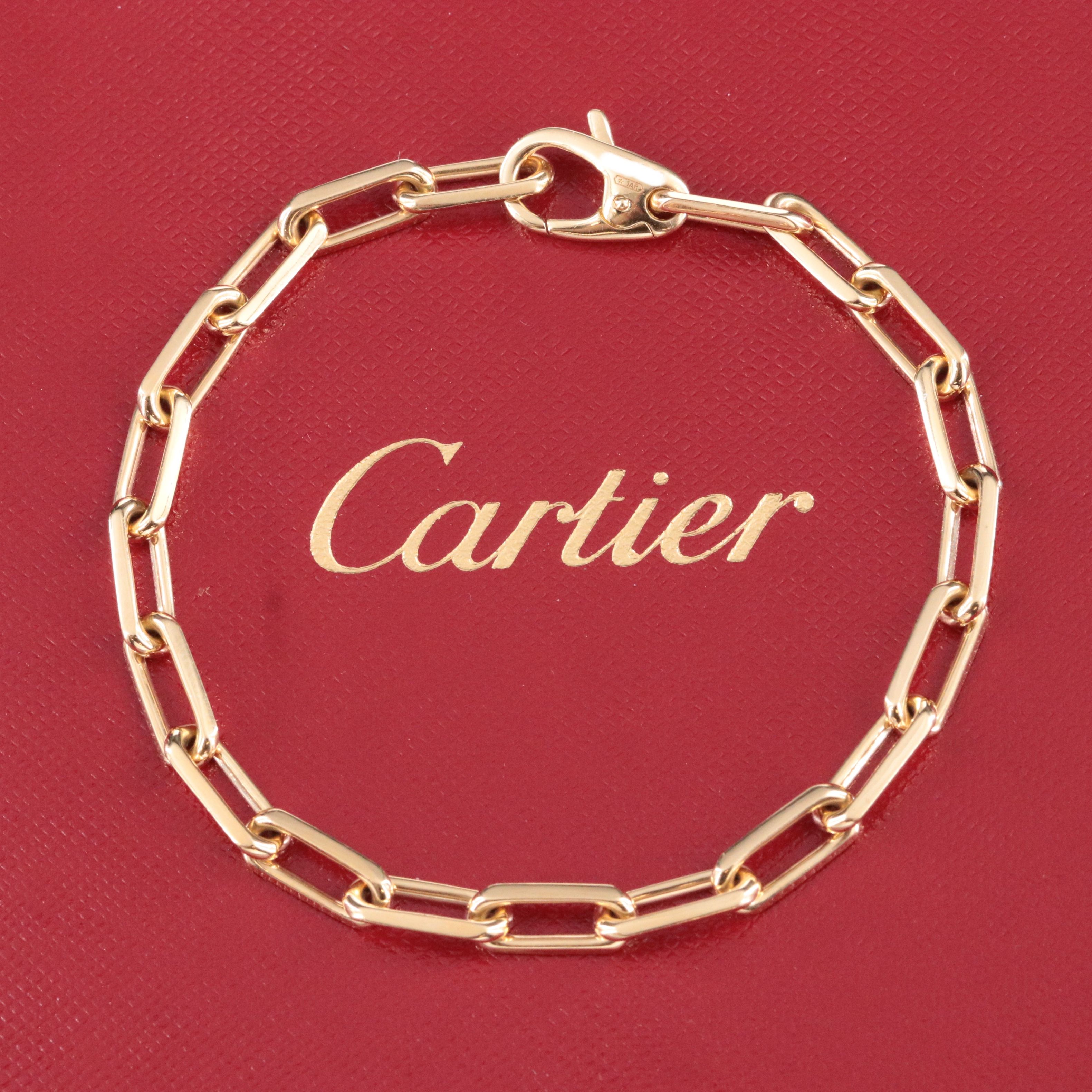 Cartier Santos de Cartier 18K Chain Bracelet