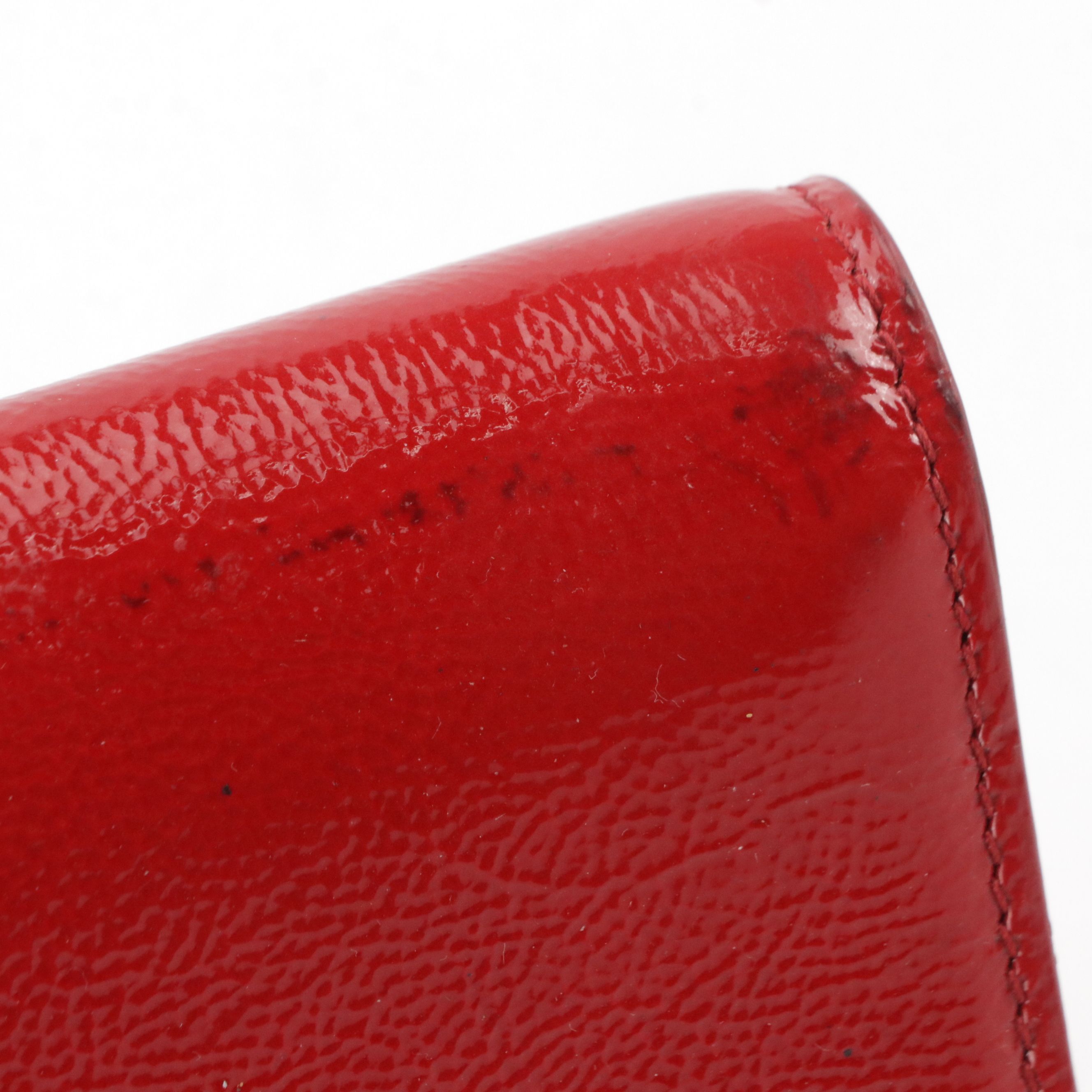 Yves Saint Laurent Belle de Jour Clutch in Crinkle Patent Leather