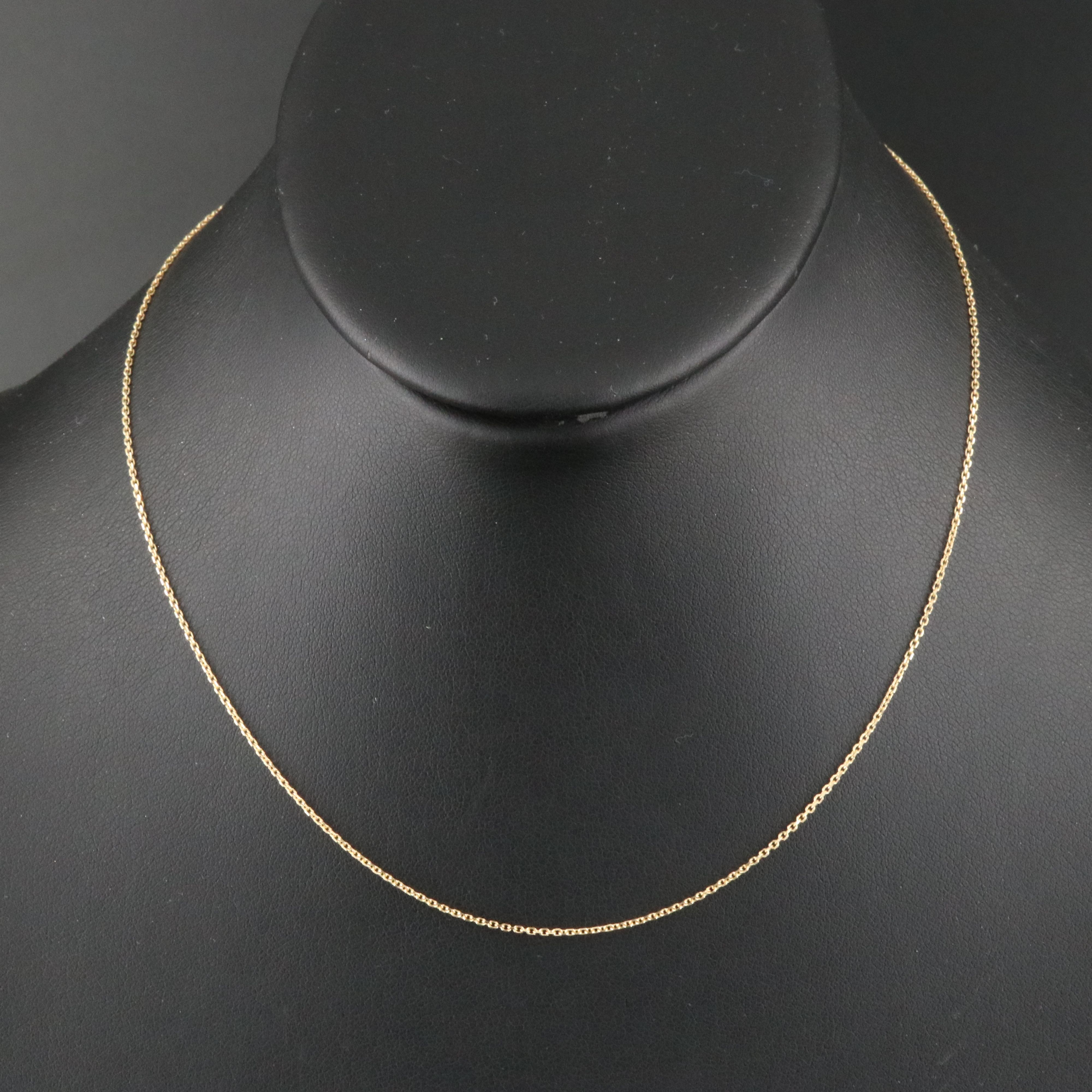14K Cable Chain Necklace
