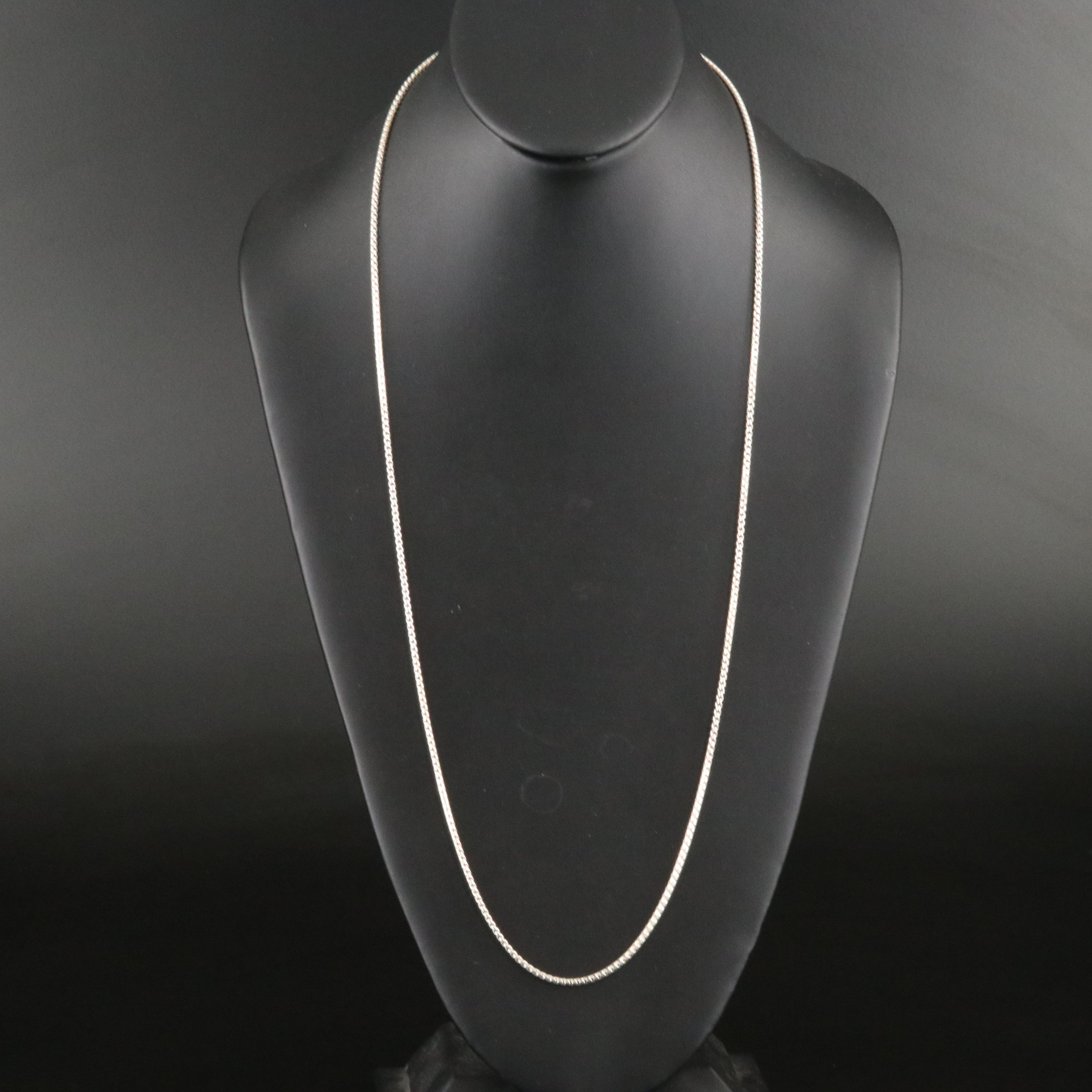 Sterling Box Chain Necklace