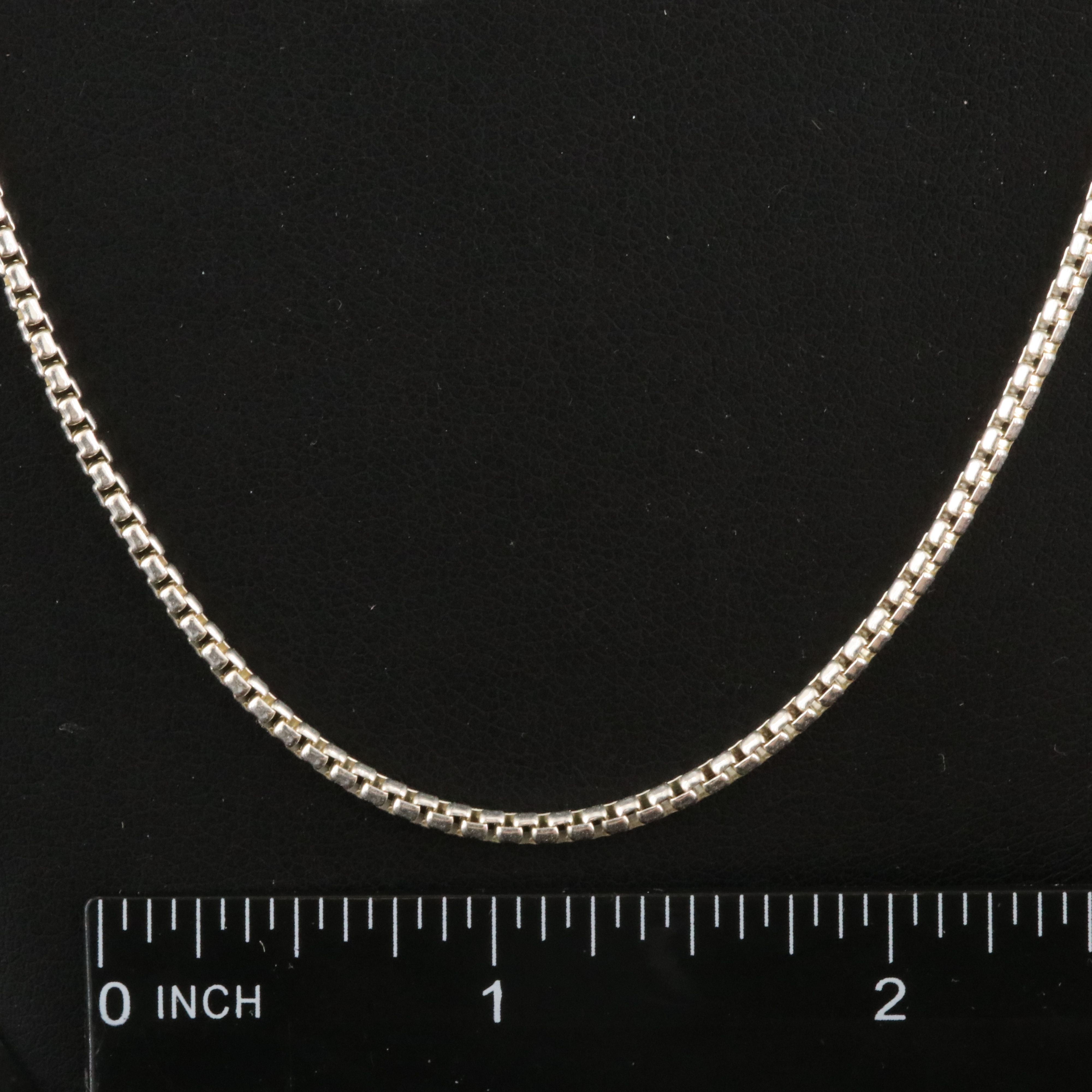 Sterling Box Chain Necklace