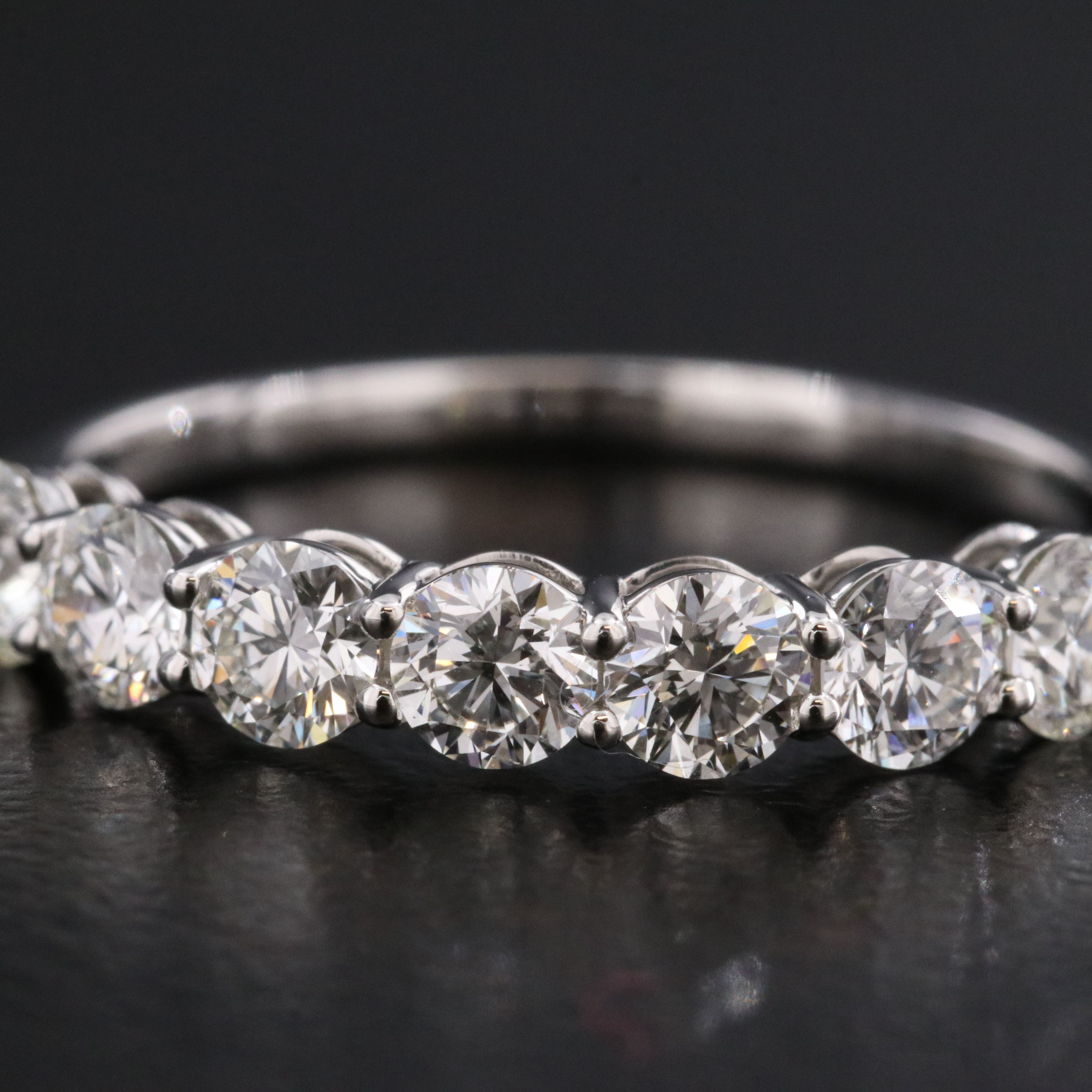 Platinum 1.05 CTW Diamond Ring with GIA Report