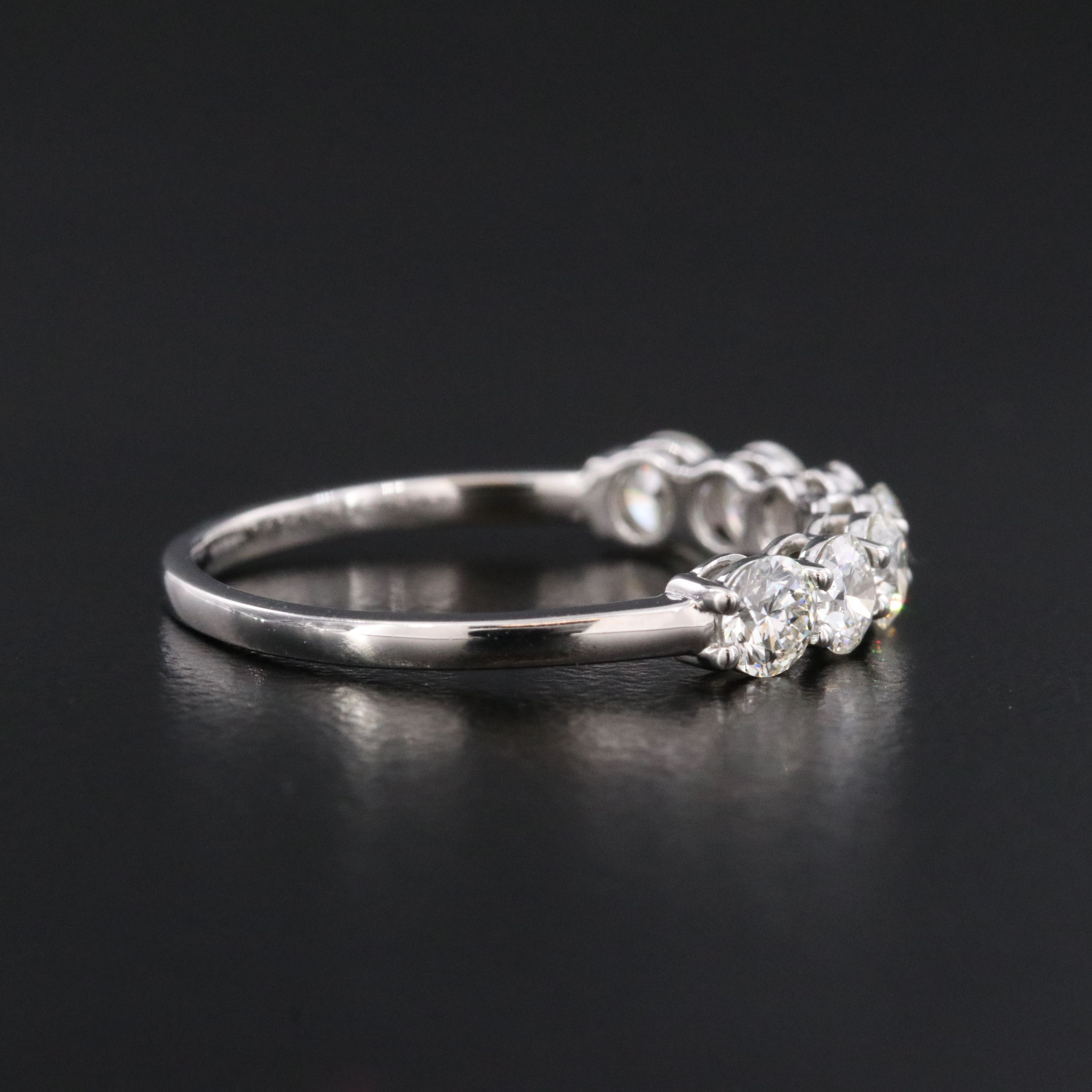 Platinum 1.05 CTW Diamond Ring with GIA Report