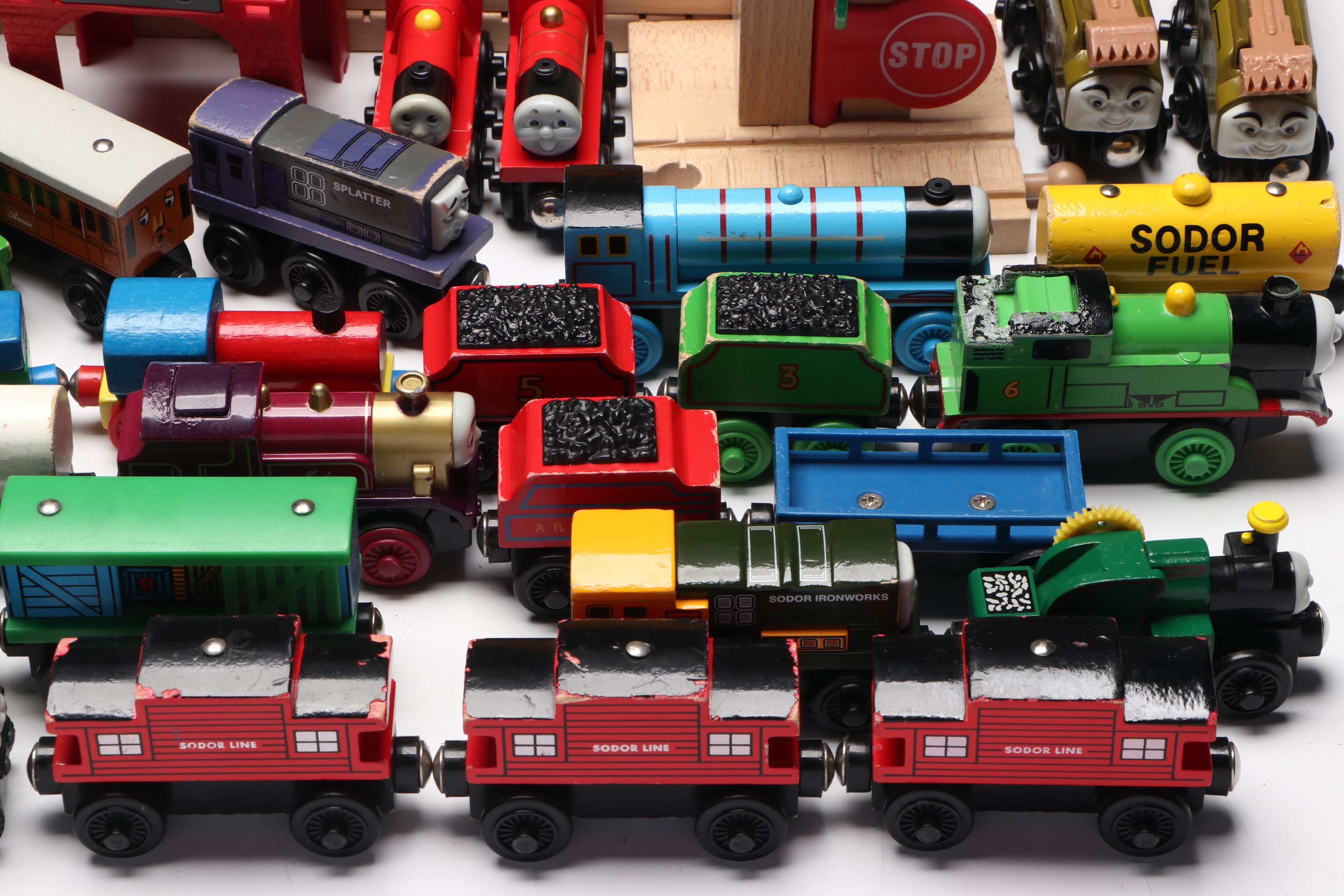 "Thomas the Tank Engine & Friends" with Wooden Tracks and Other Accessories