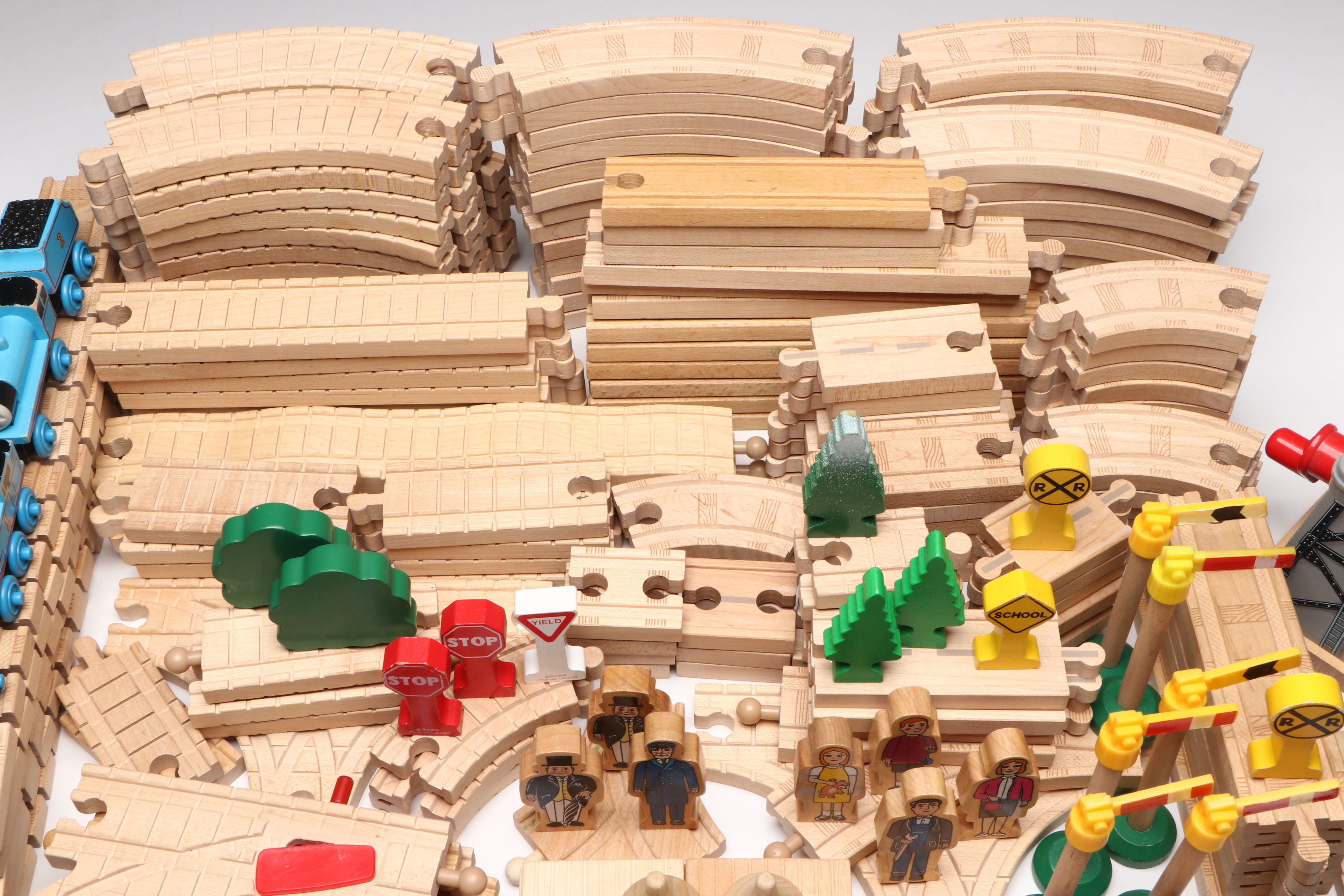 "Thomas the Tank Engine & Friends" with Wooden Tracks and Other Accessories