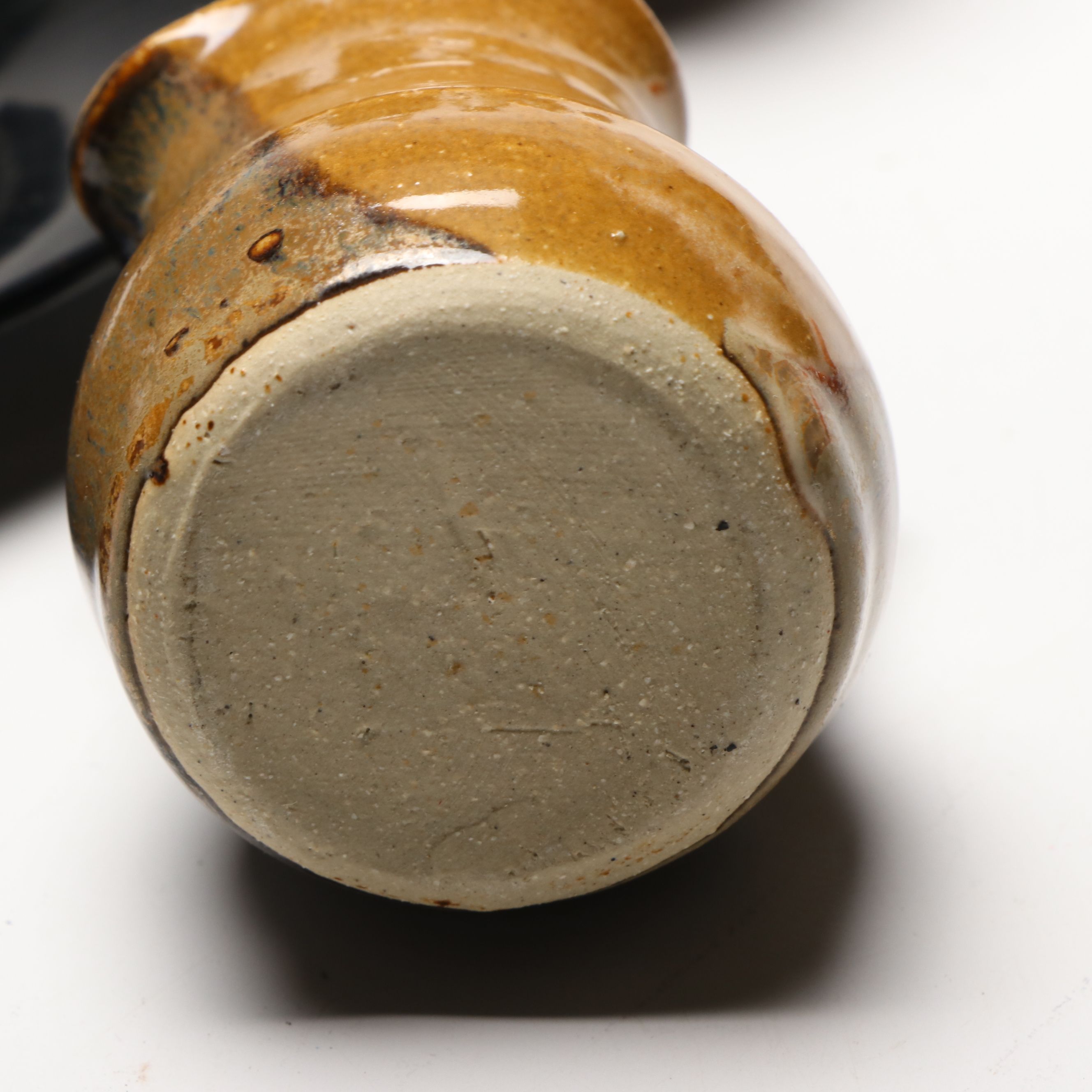 Japanese Ceramic Bottle with Other Tableware