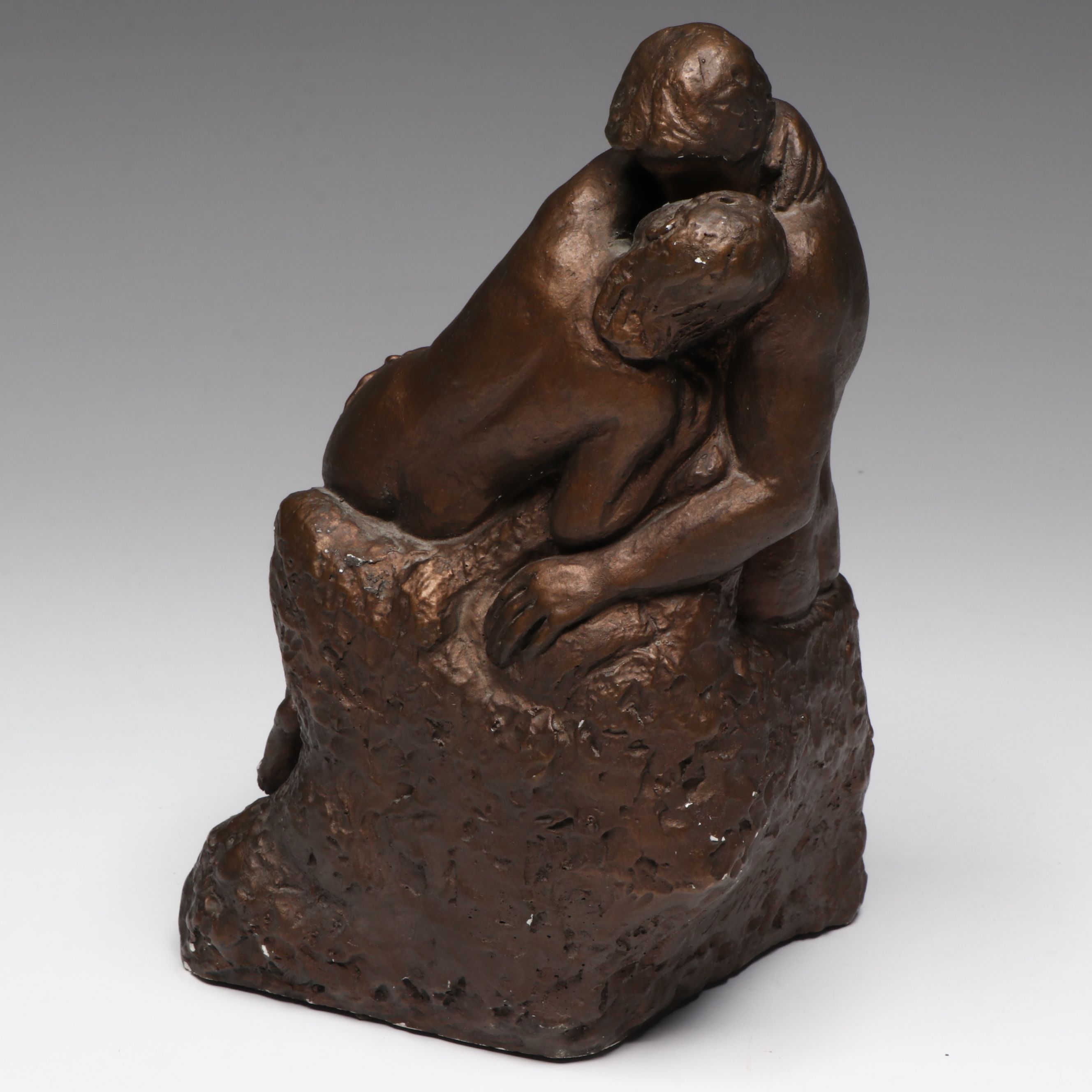 Austin Productions After Auguste Rodin "The Kiss" Plaster Sculpture
