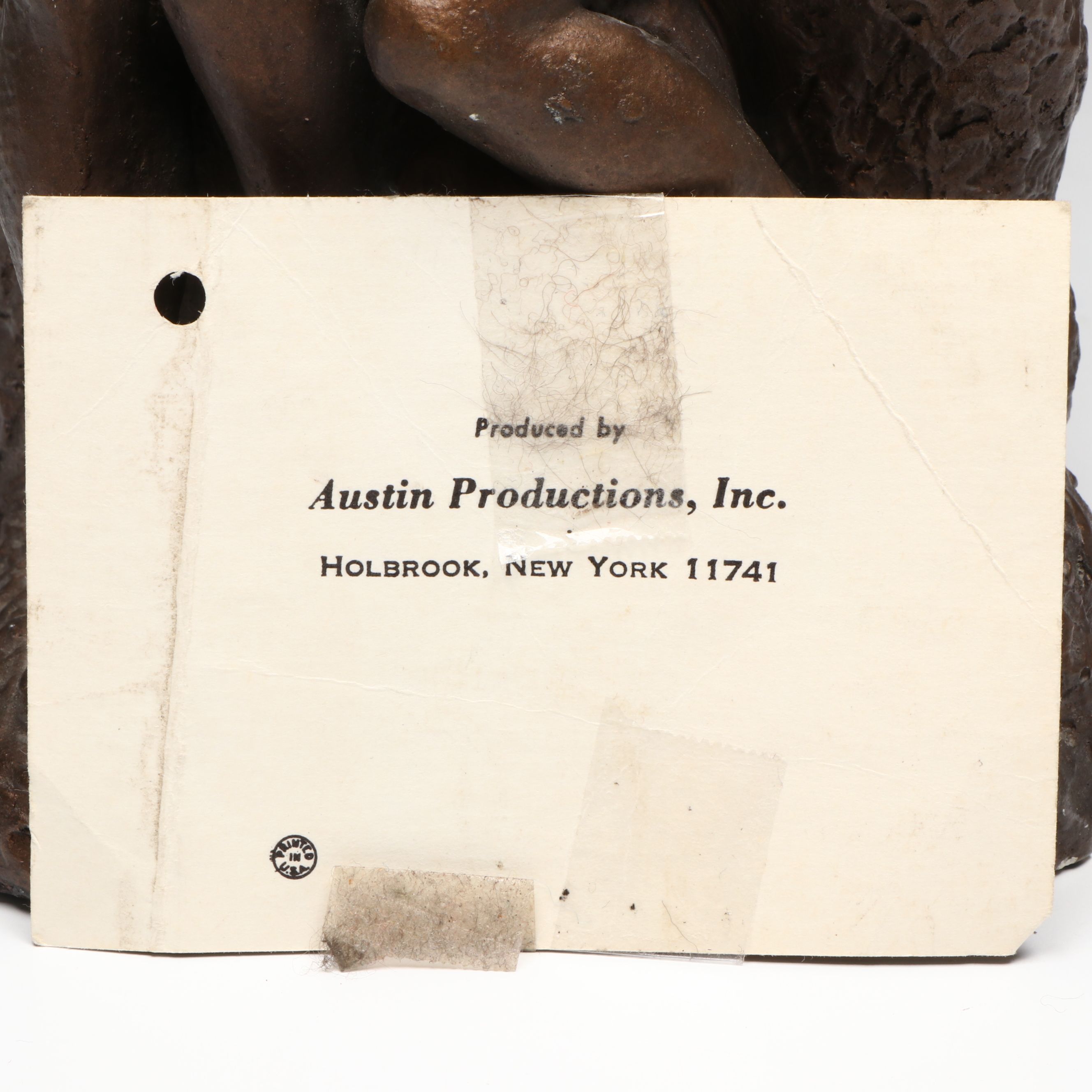 Austin Productions After Auguste Rodin "The Kiss" Plaster Sculpture