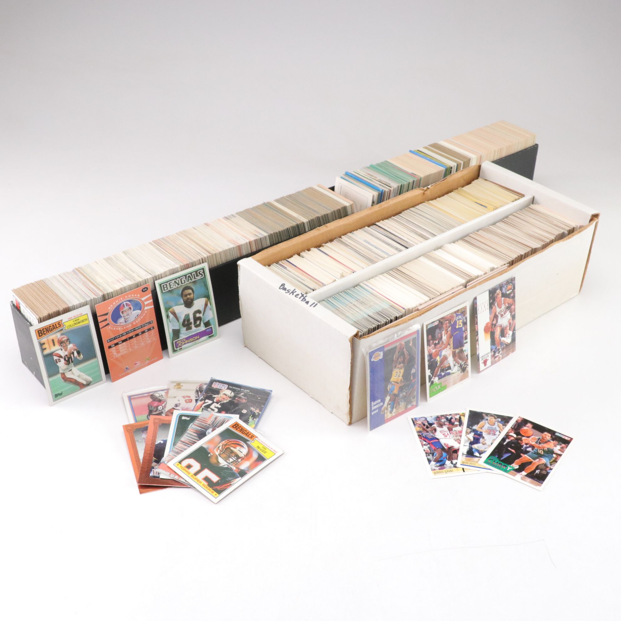 NBA and NFL Trading Cards from Fleer, Topps and Others