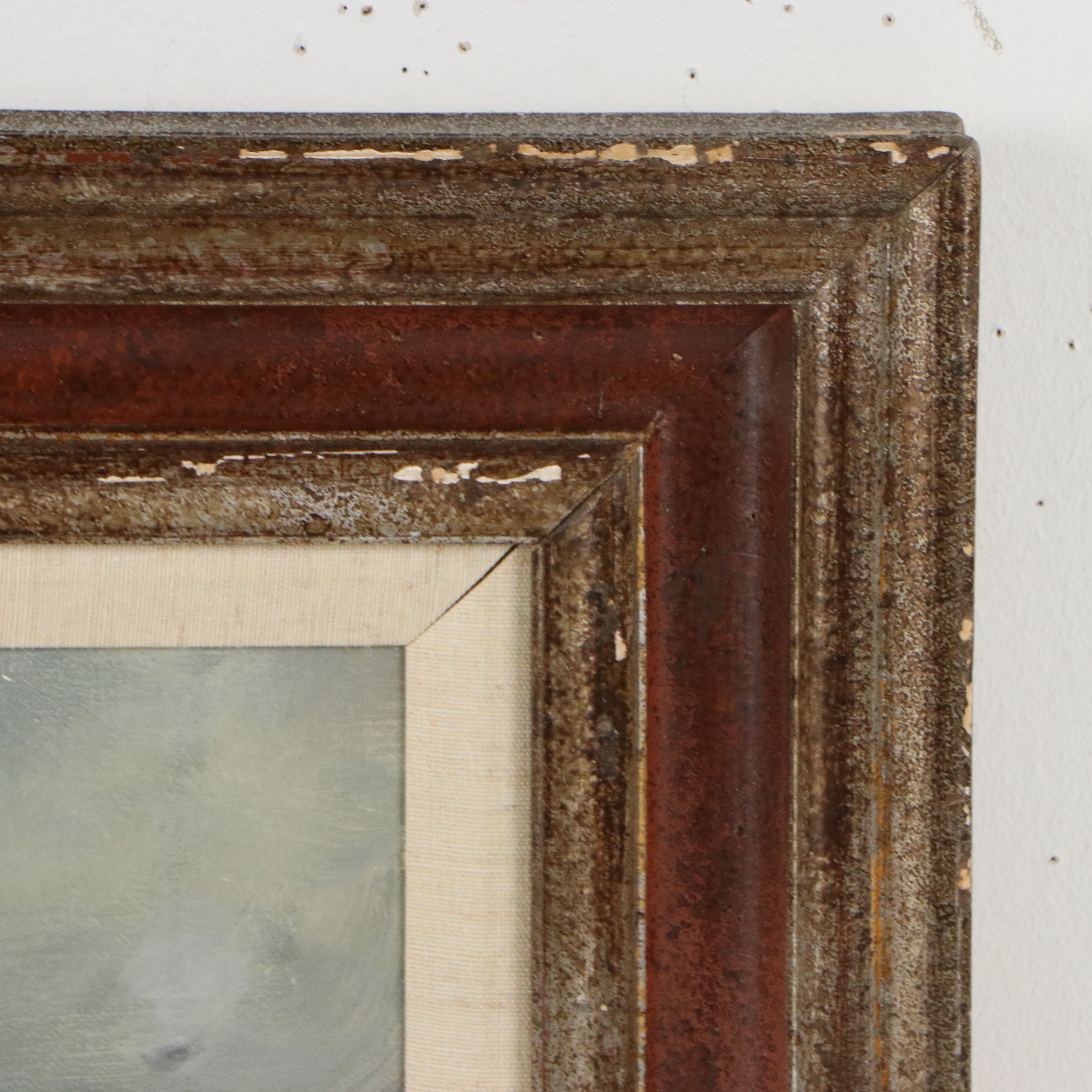 Job DeVogel Landscape Oil Painting "Haarlem," Mid to Late 20th Century