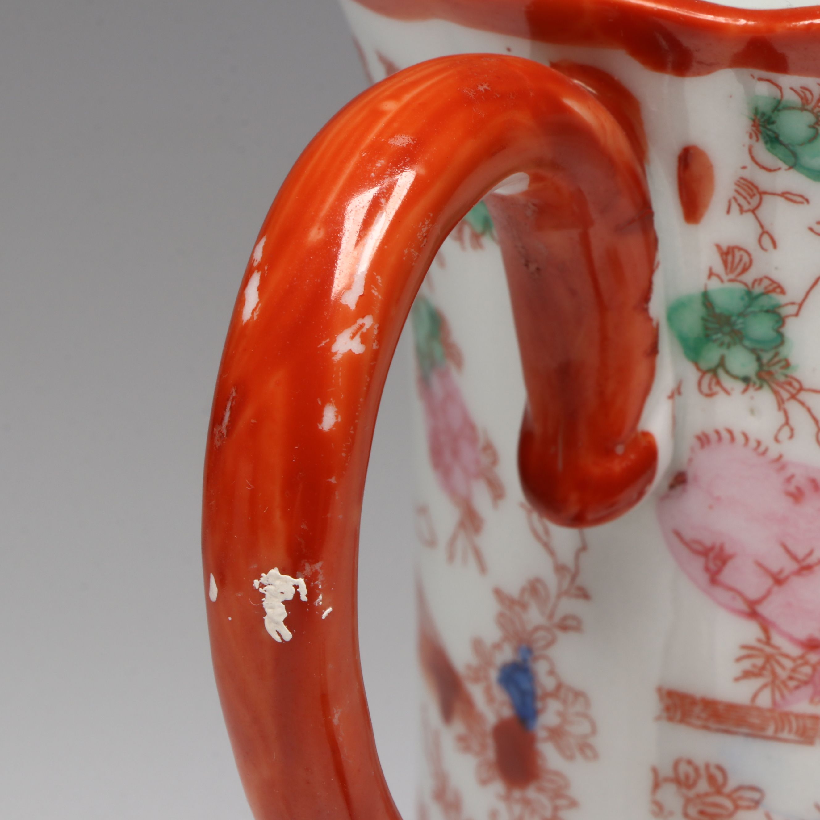 Vintage Japanese Kutani Chocolate Pot, Early to Mid-20th C.