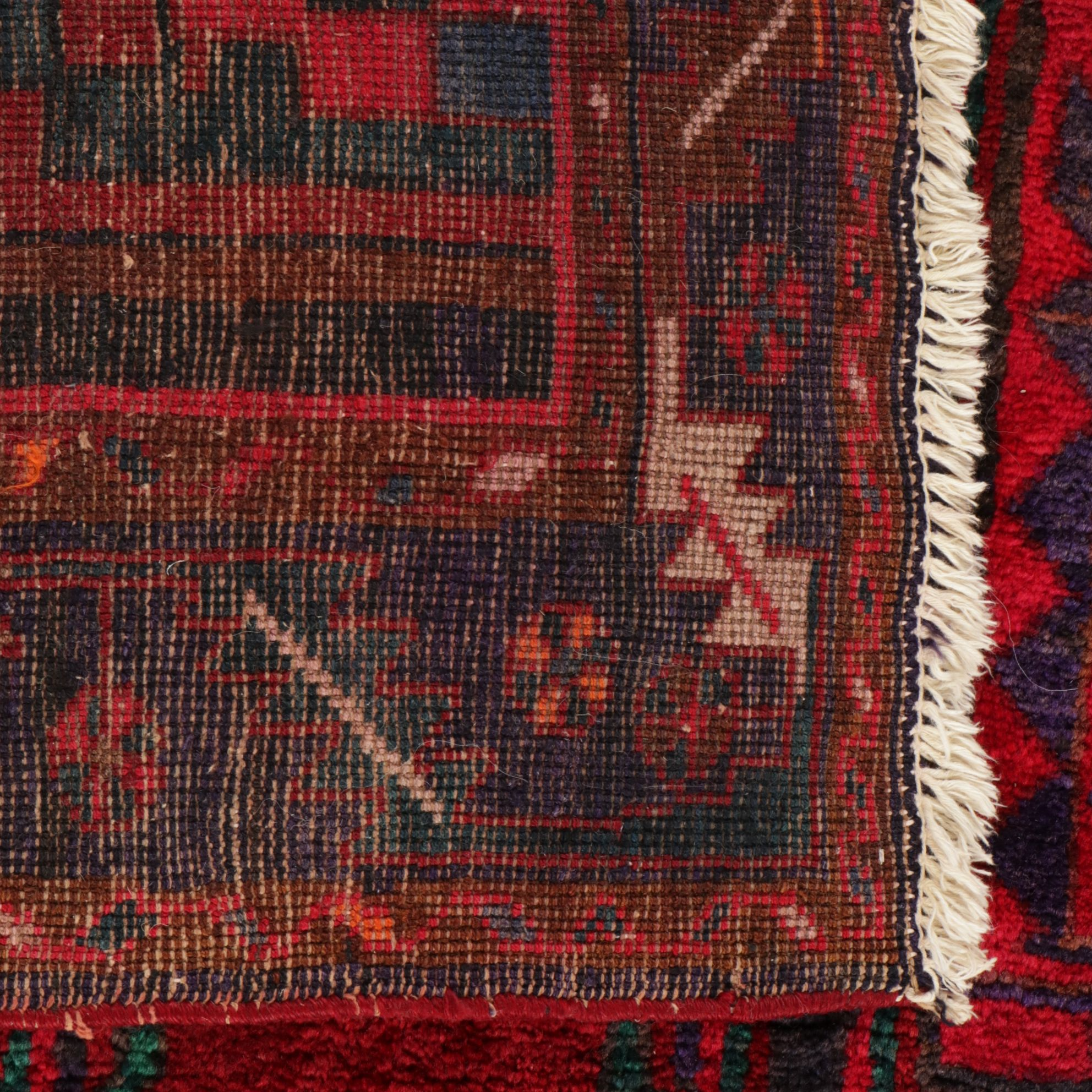 4'11 x 7'5 Hand-Knotted Afghan Baluch Taimani Area Rug