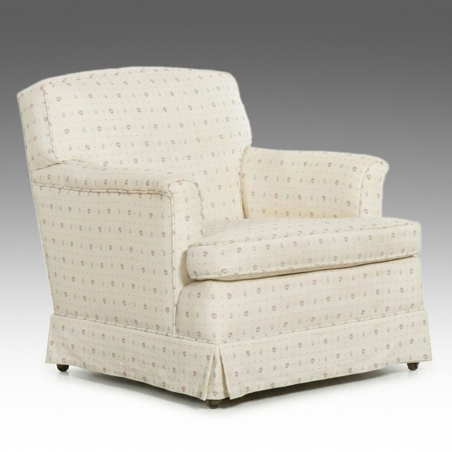 Skirted Arm Chair, Mid to Late 20th Century