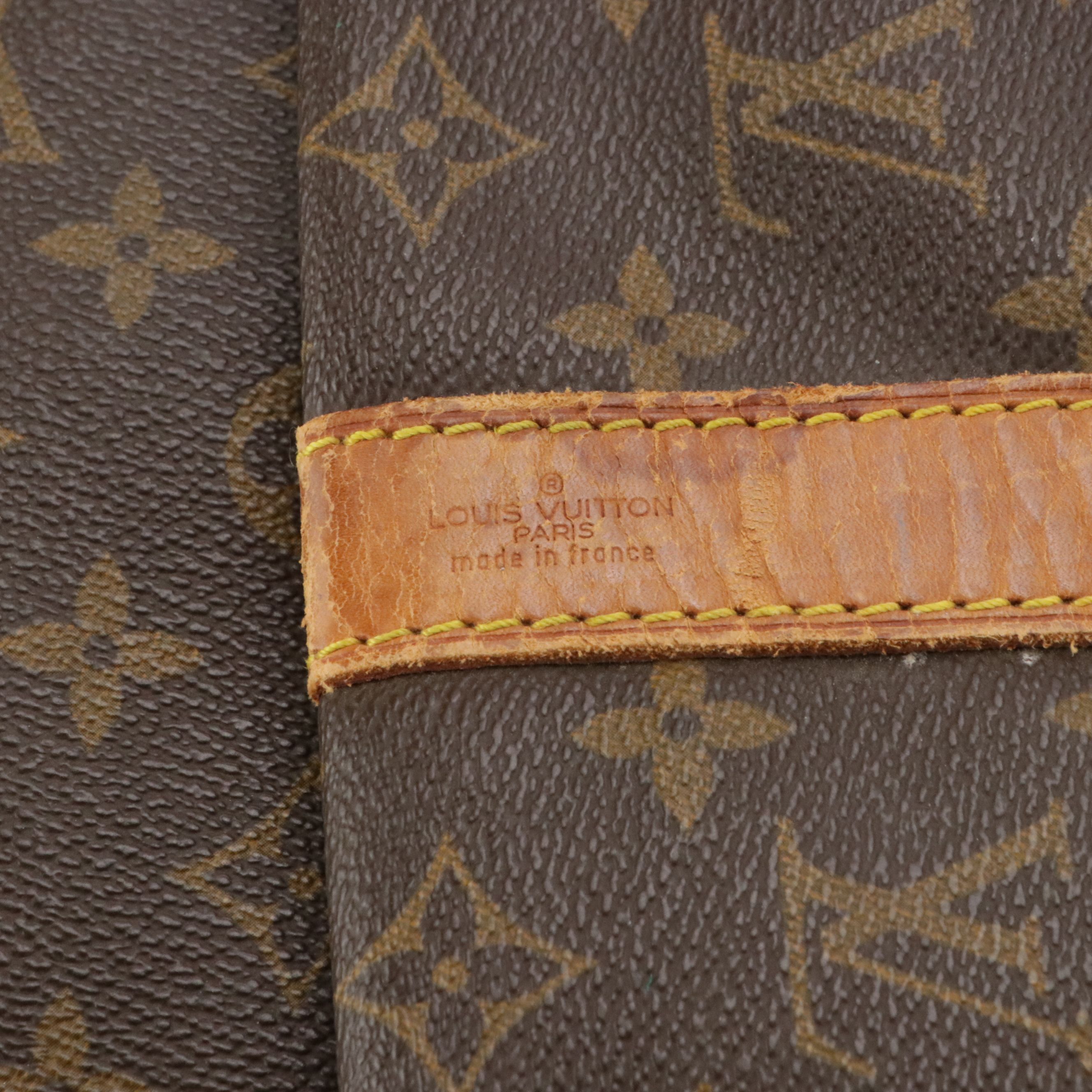 Louis Vuitton Keepall 45 Duffle Bag in Monogram Canvas and Vachetta Leather