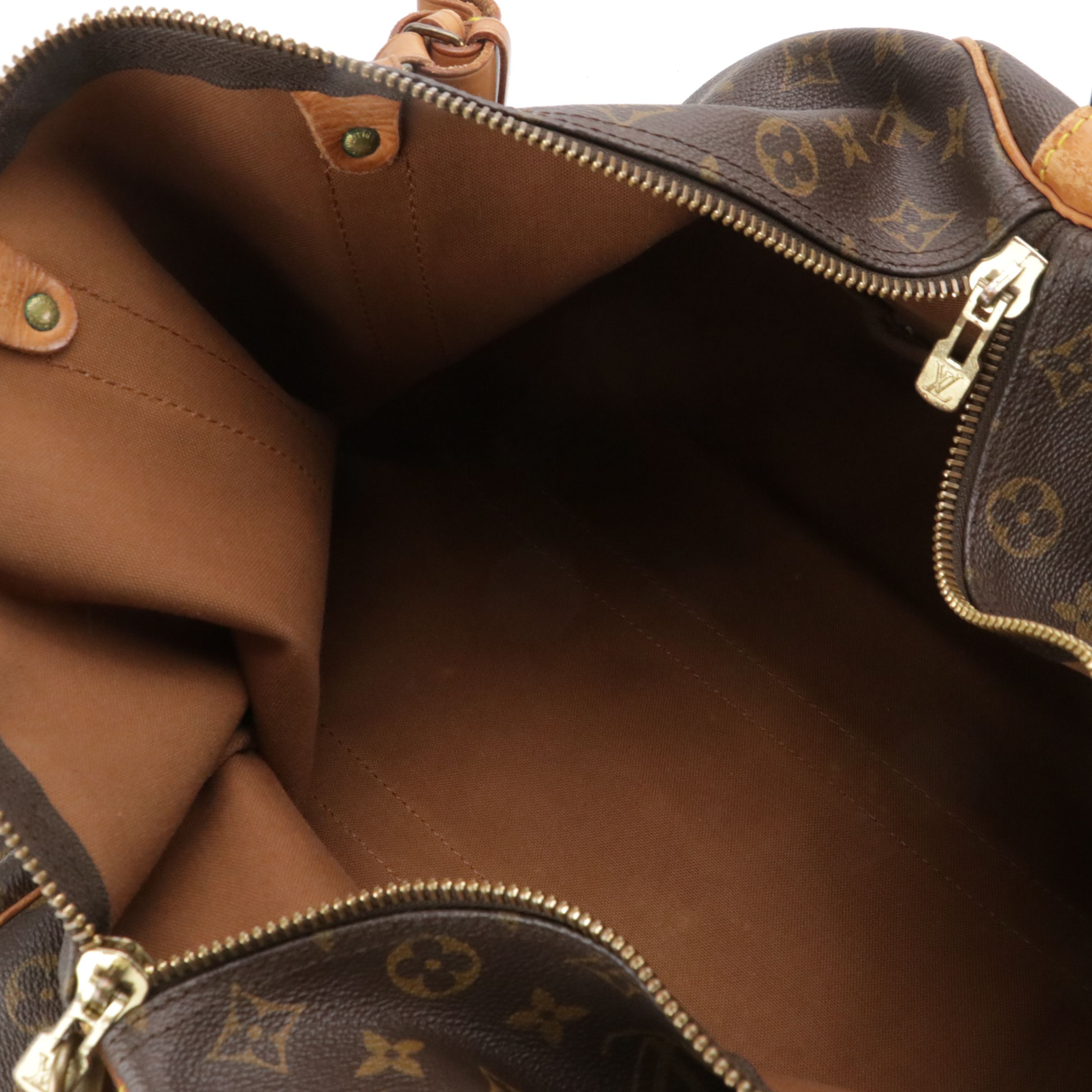Louis Vuitton Keepall 45 Duffle Bag in Monogram Canvas and Vachetta Leather