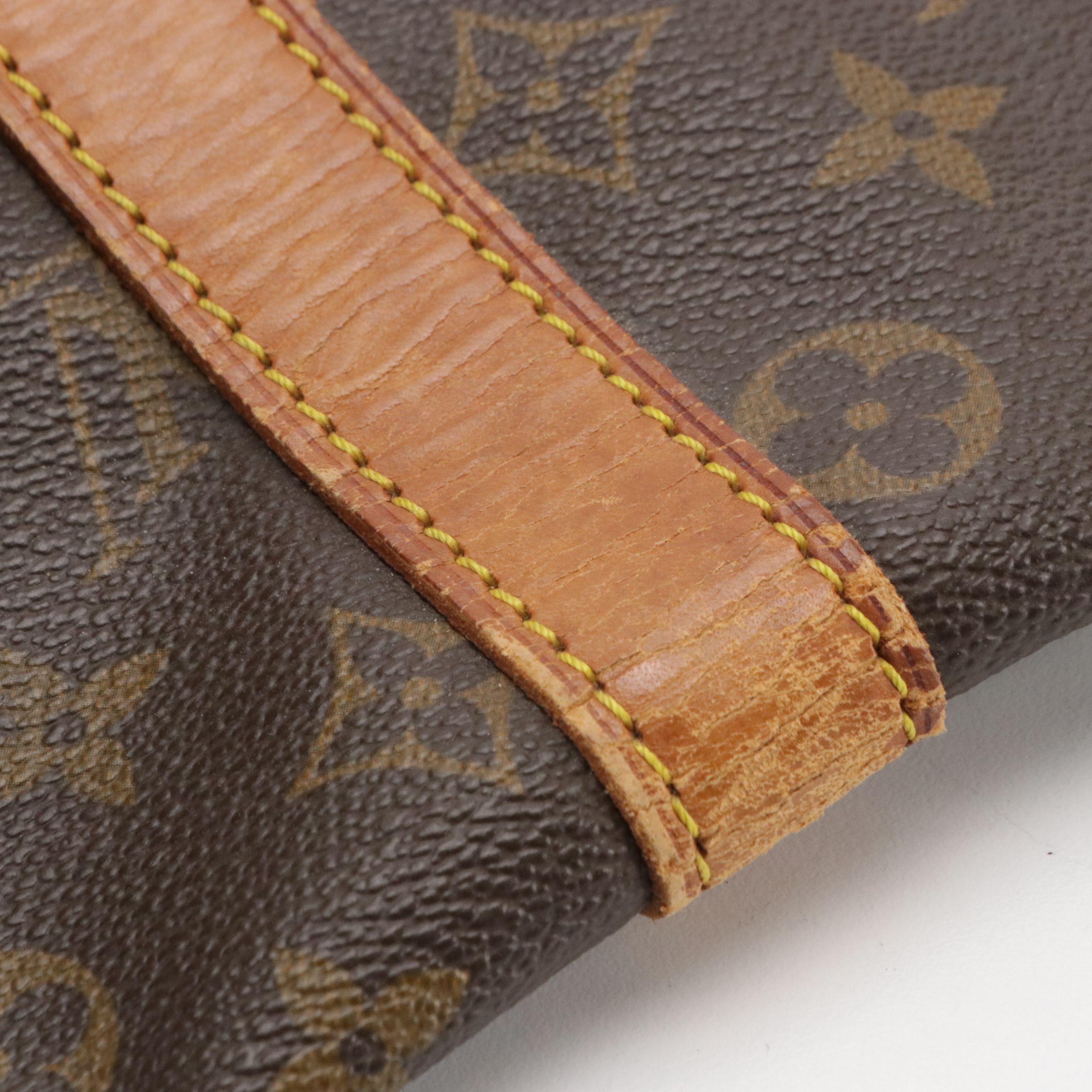 Louis Vuitton Keepall 45 Duffle Bag in Monogram Canvas and Vachetta Leather