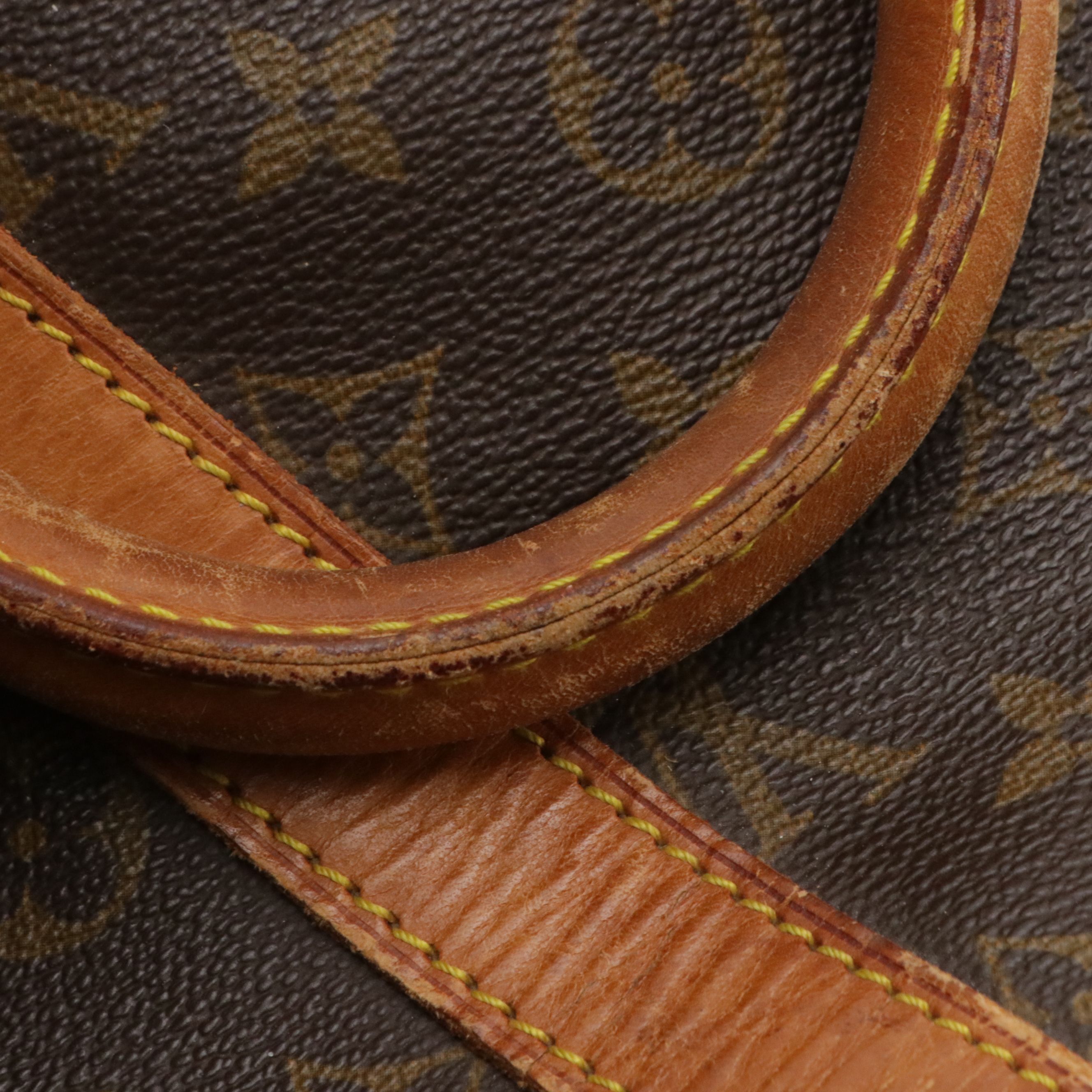Louis Vuitton Keepall 45 Duffle Bag in Monogram Canvas and Vachetta Leather