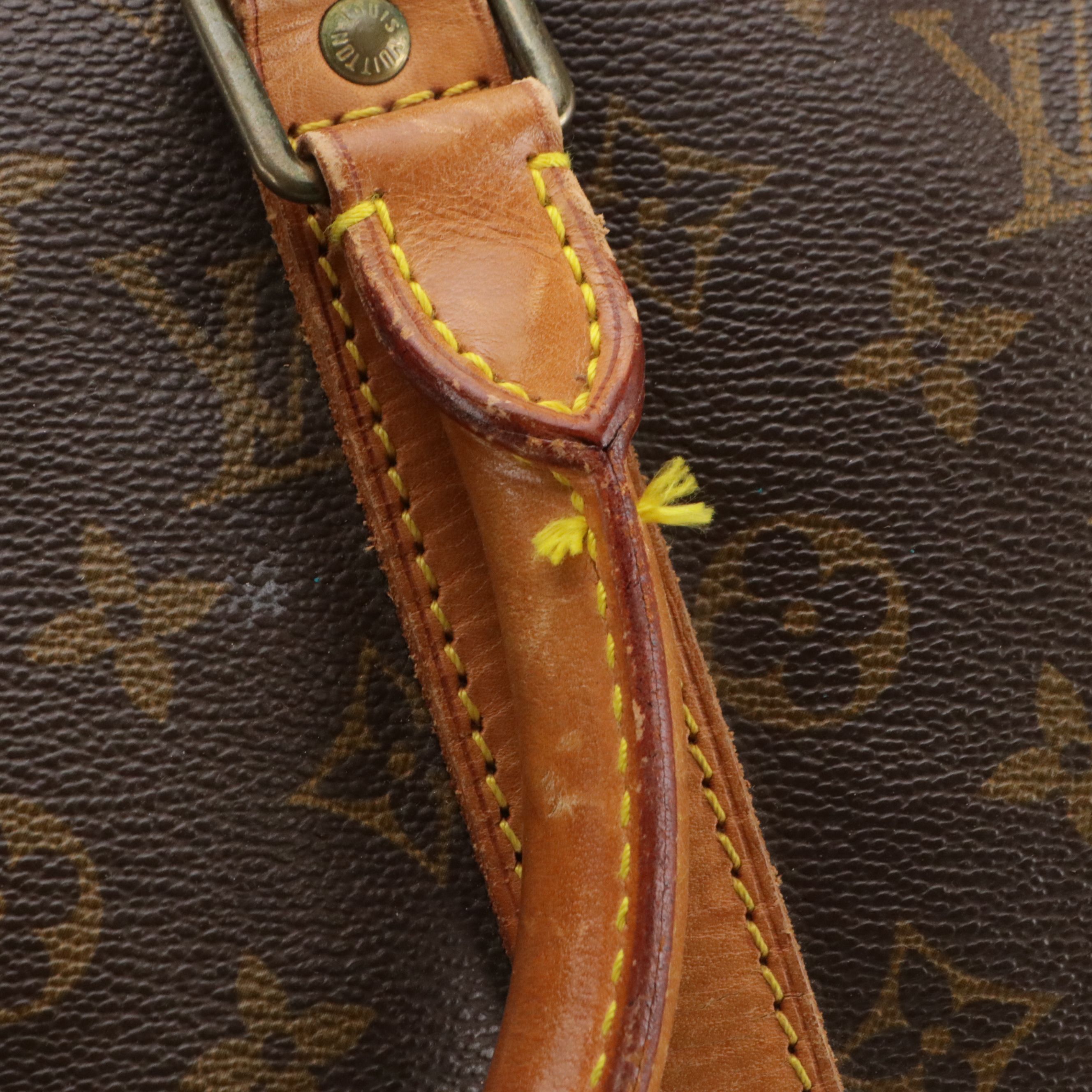 Louis Vuitton Keepall 45 Duffle Bag in Monogram Canvas and Vachetta Leather