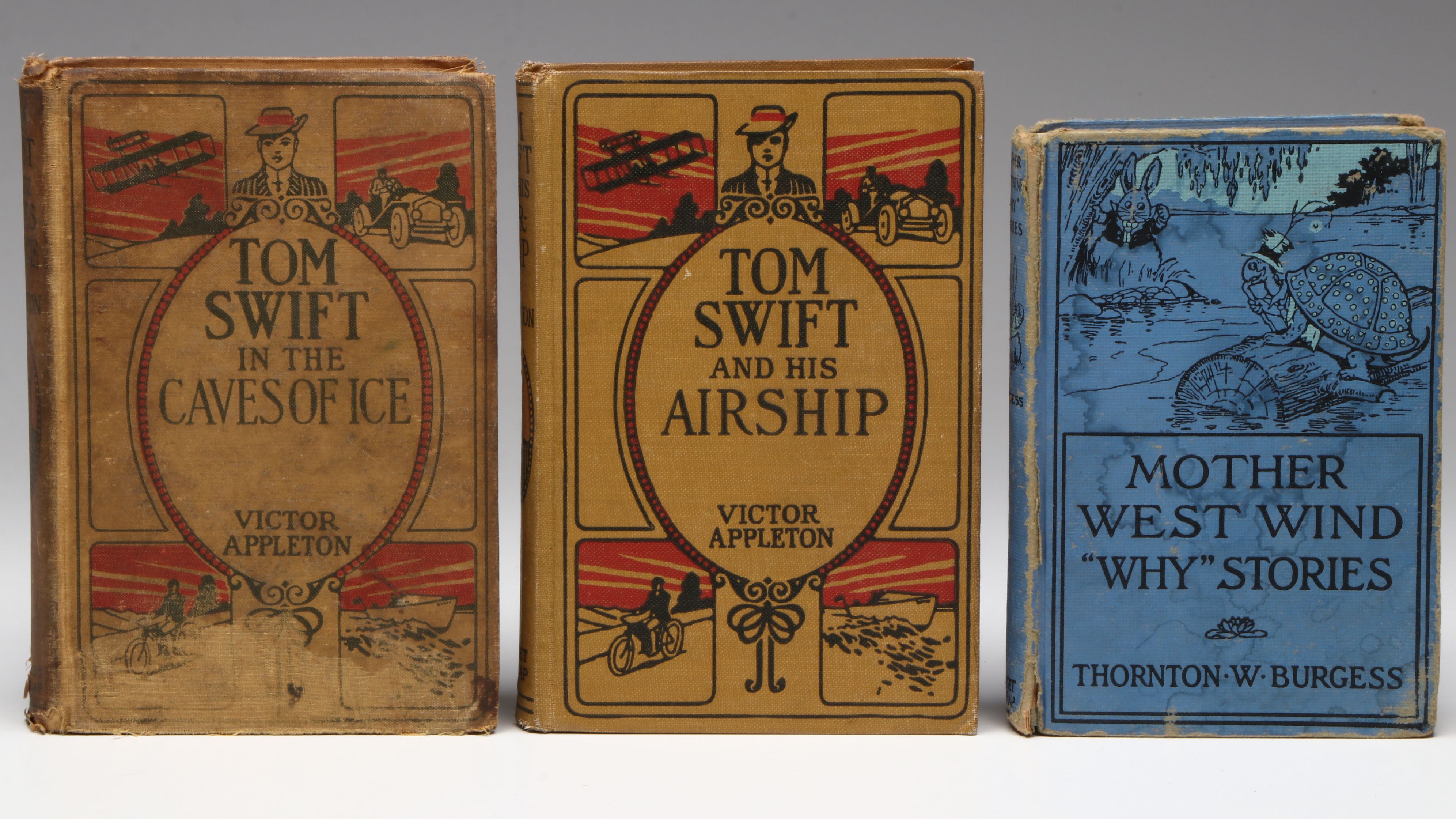 "Tom Swift" by Victor Appleton, "Mother West Wind" by Thornton W. Burgess, 1910s