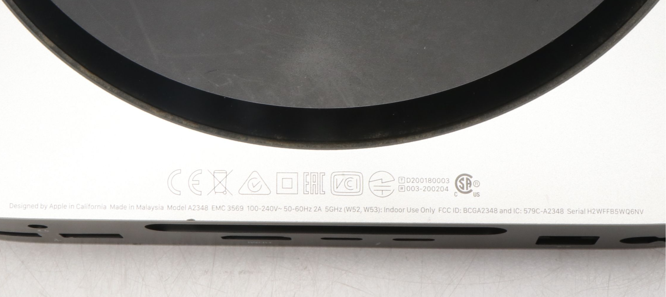 Apple Model A2348 Mac Mini Desktop Computer, 2020