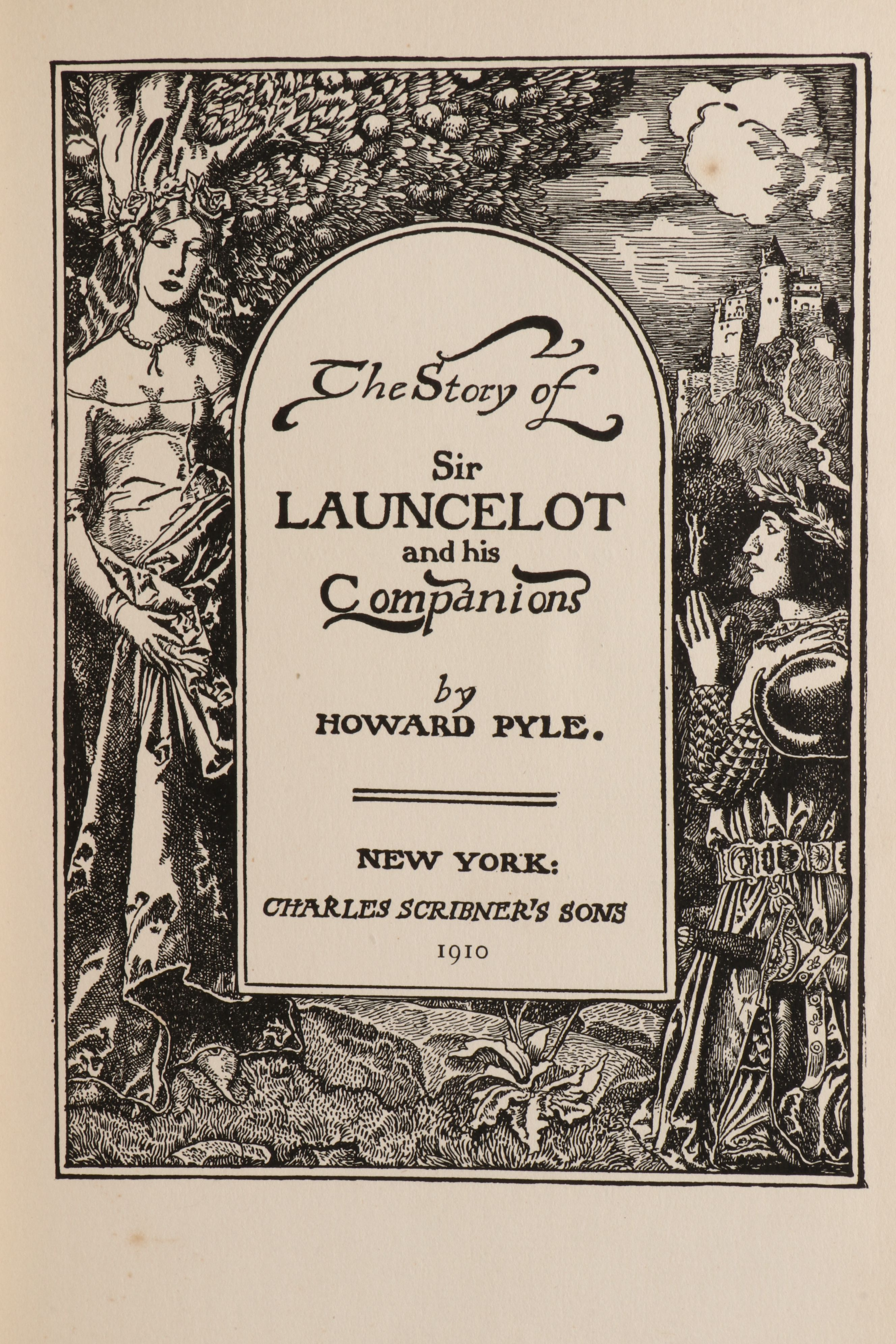 "The Story of Sire Launcelot and his Companions" by Howard Pyle, 1907