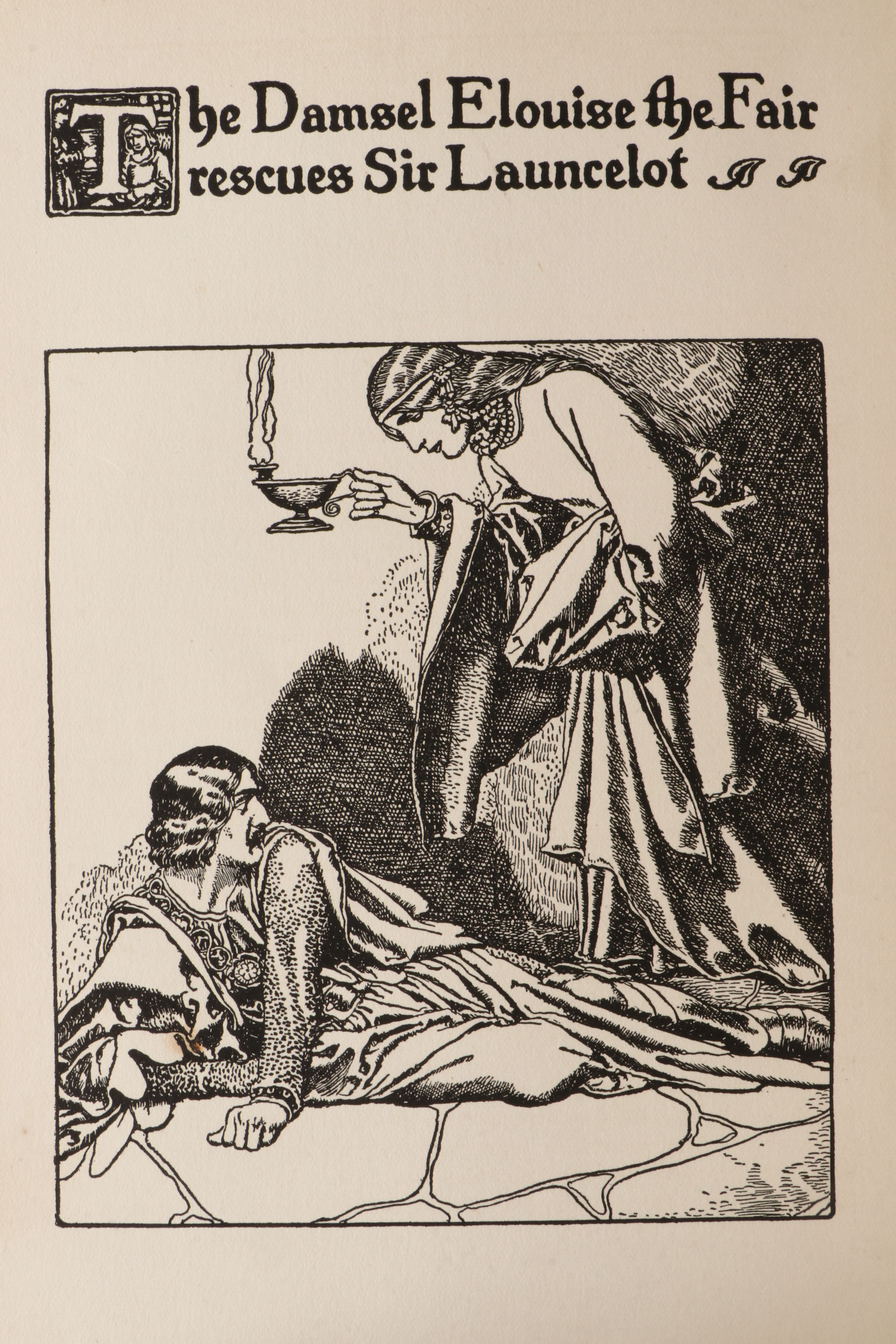 "The Story of Sire Launcelot and his Companions" by Howard Pyle, 1907